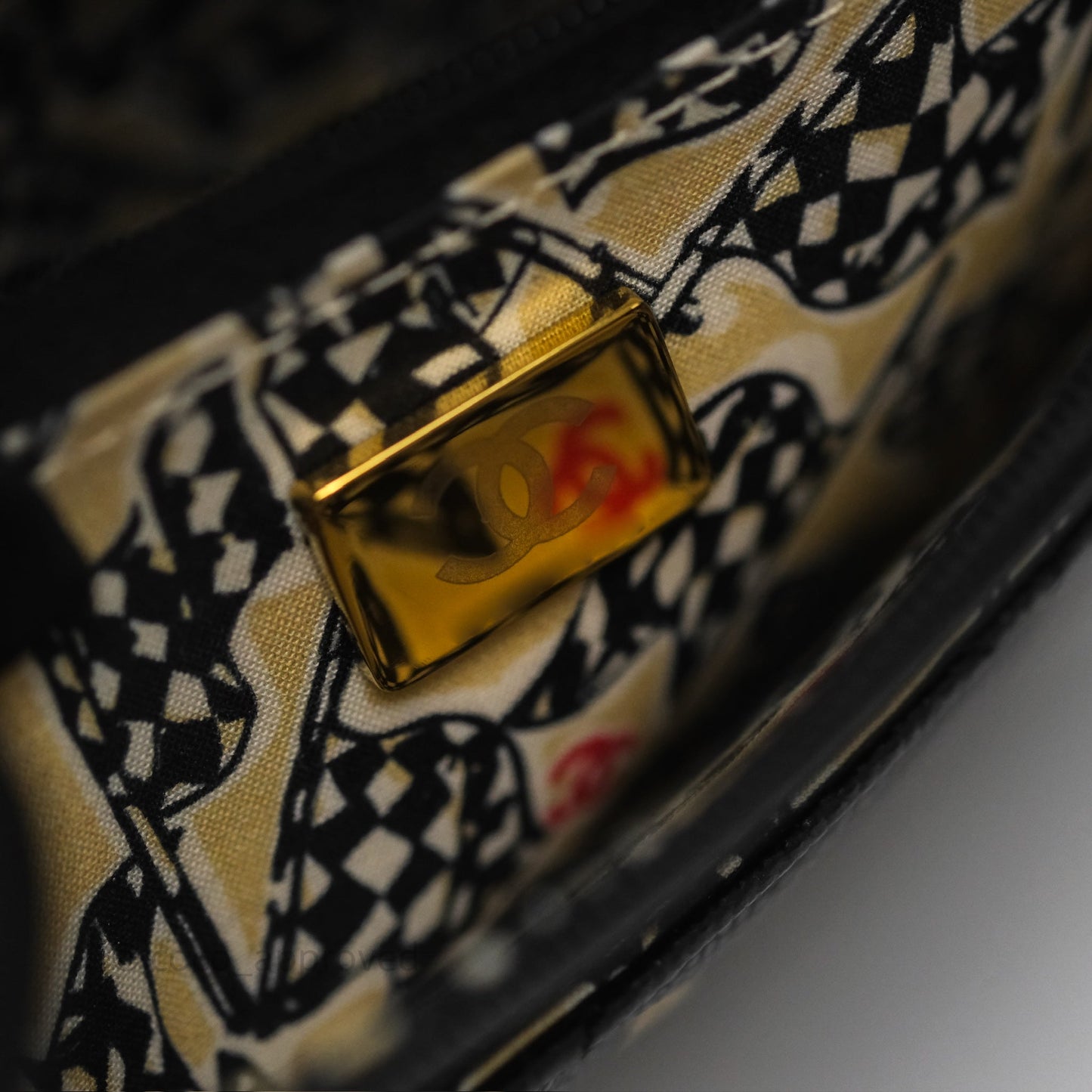 Chanel Wallet On Chain WOC Black Caviar Gold Hardware 23C
