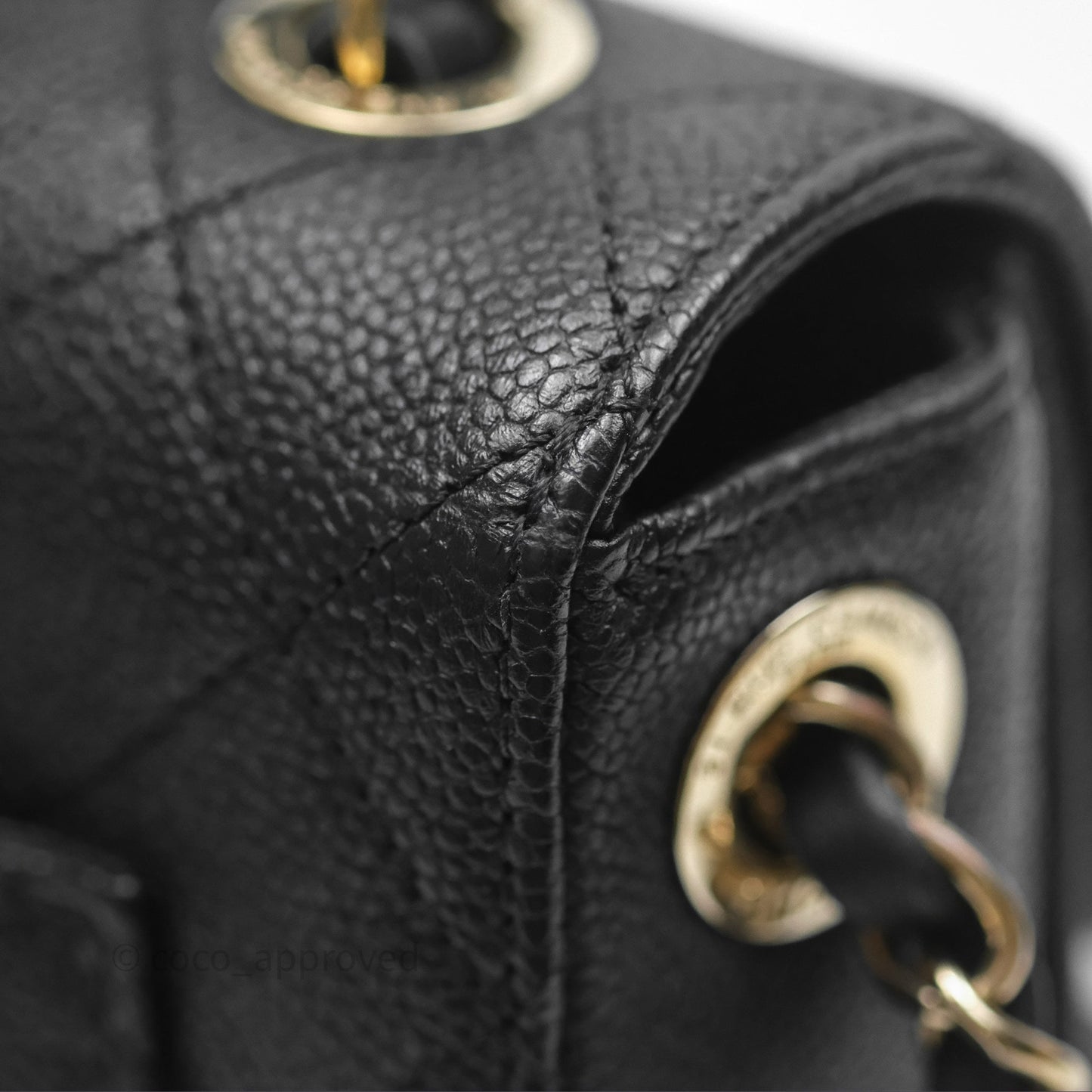 Chanel Small CC Cuba Flap Bag Black Caviar Gold Hardware