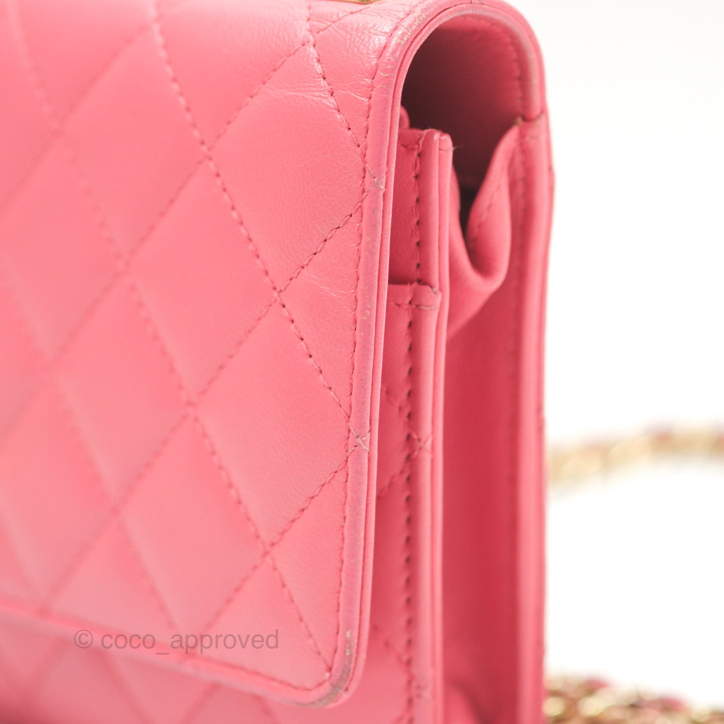 Chanel Trendy CC WOC Pink Lambskin Gold Hardware