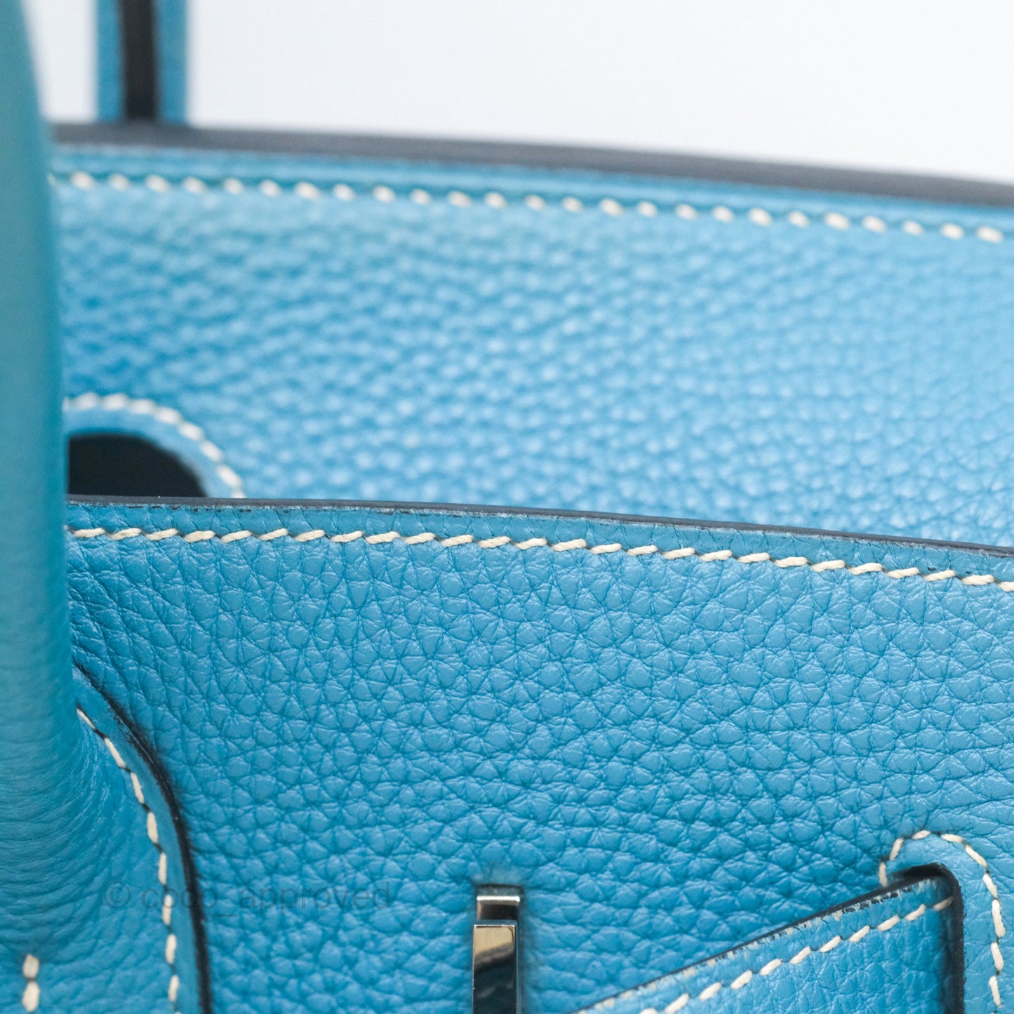 Hermès Birkin 30 Blue Jean Togo Palladium Hardware