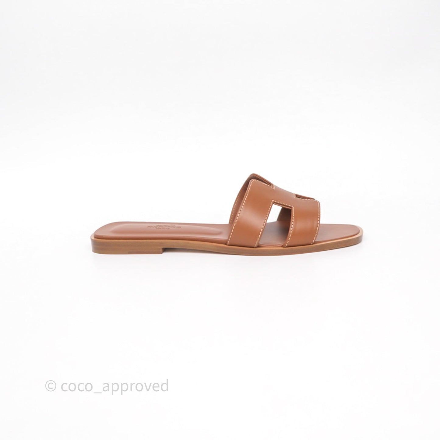 Hermès Oran Sandals Gold Size 36.5