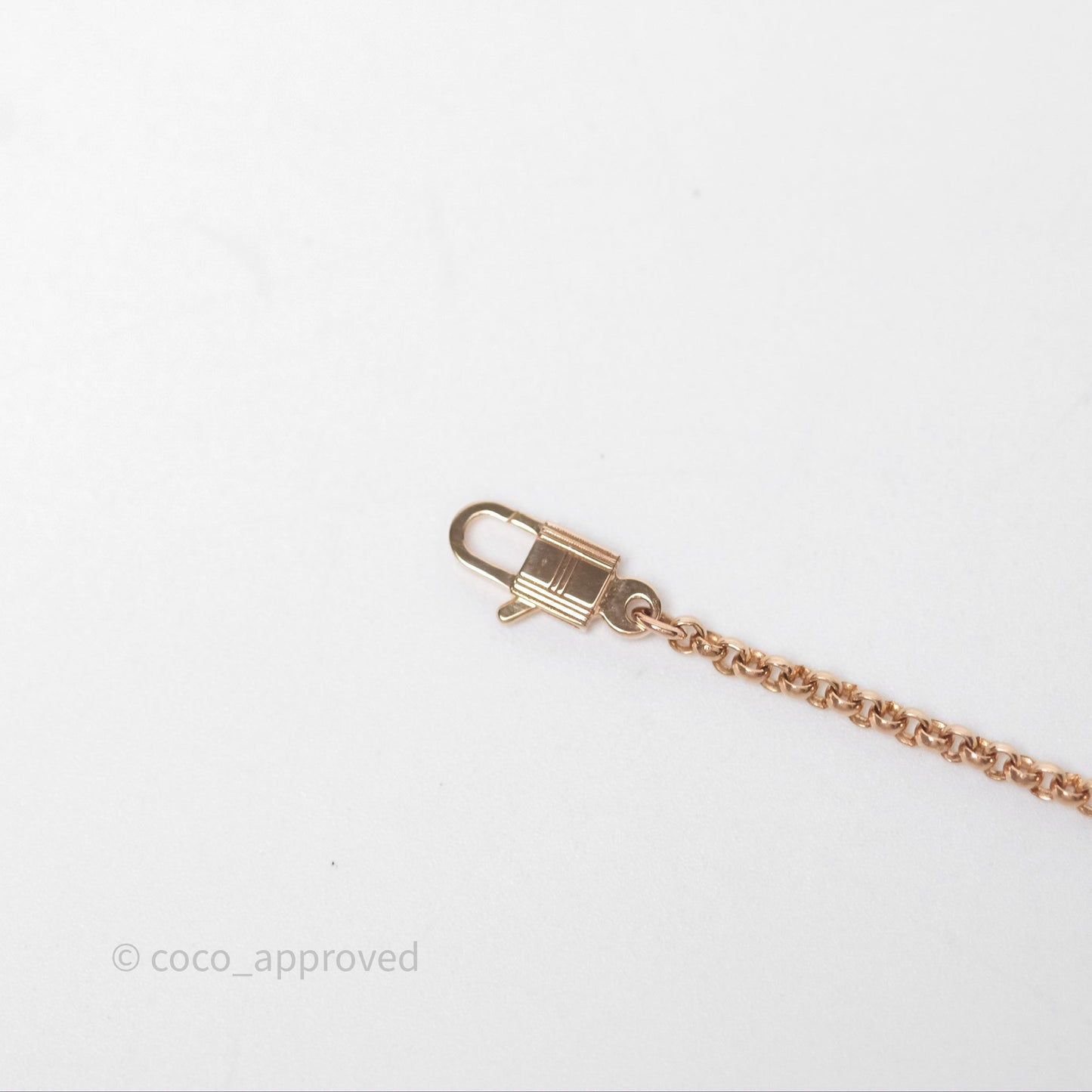 Hermès Kelly Clochette Bracelet Rose Gold