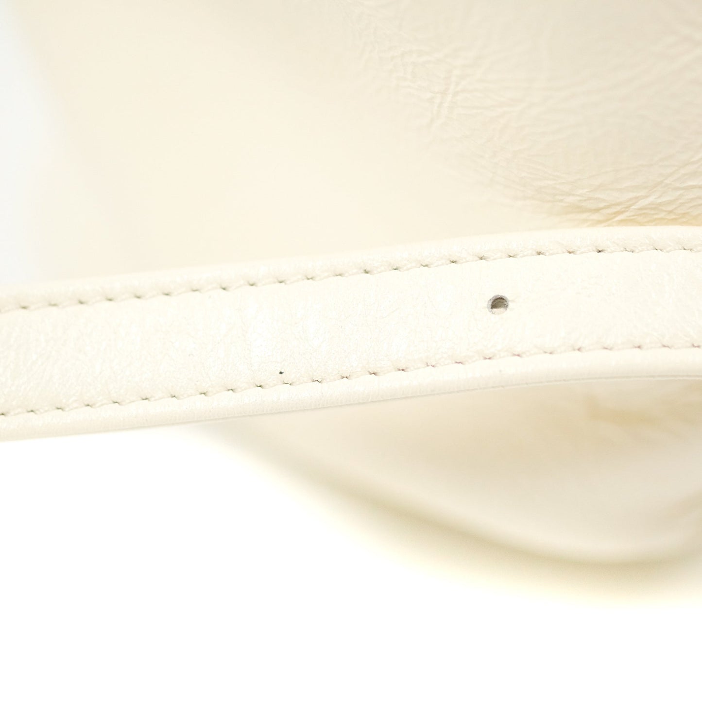 Chanel Quilted Small Duma Drawstring Backpack Ivory White Calfskin Gold Hardware