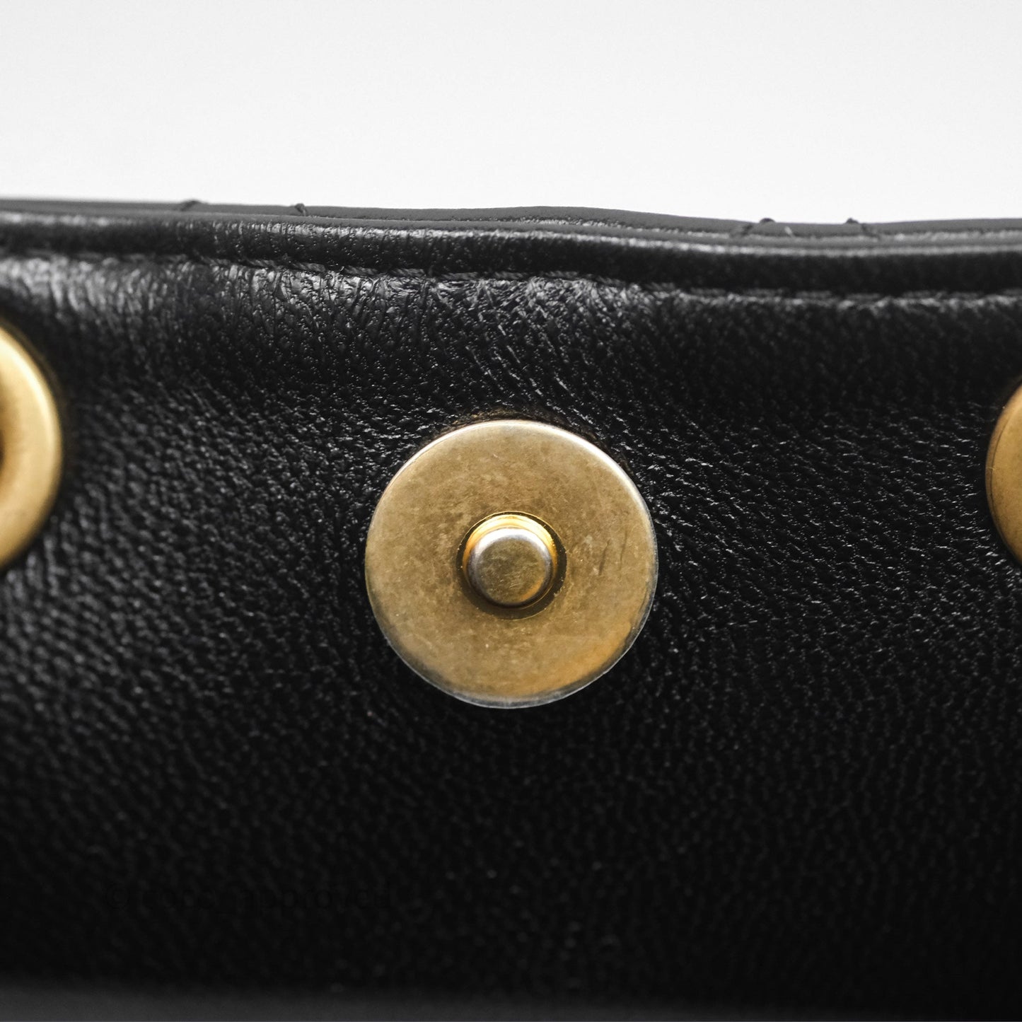 Chanel Double Pocket Black Lambskin Gold Hardware