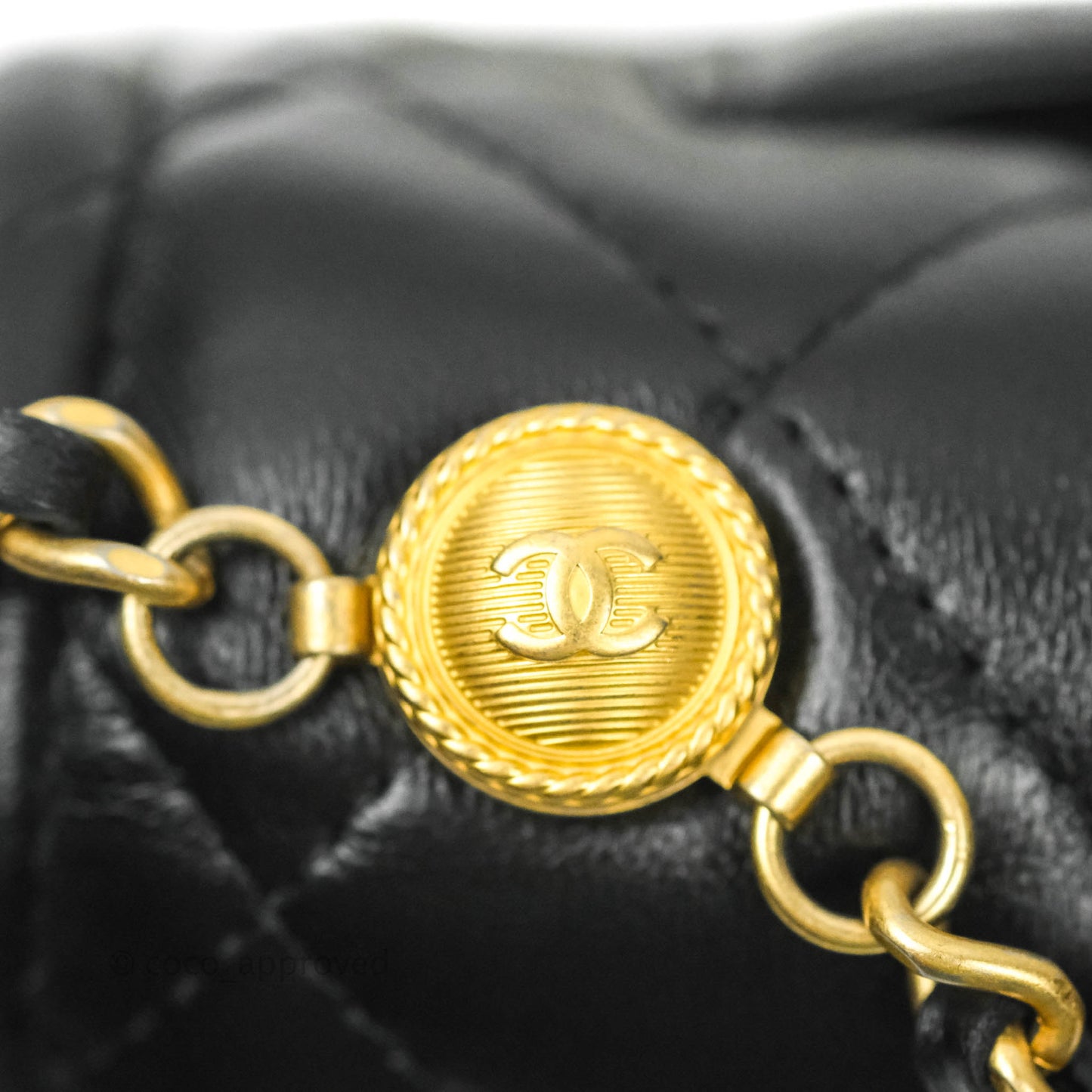 Chanel Clutch With Chain (O-purse-vanity With Chain) Black