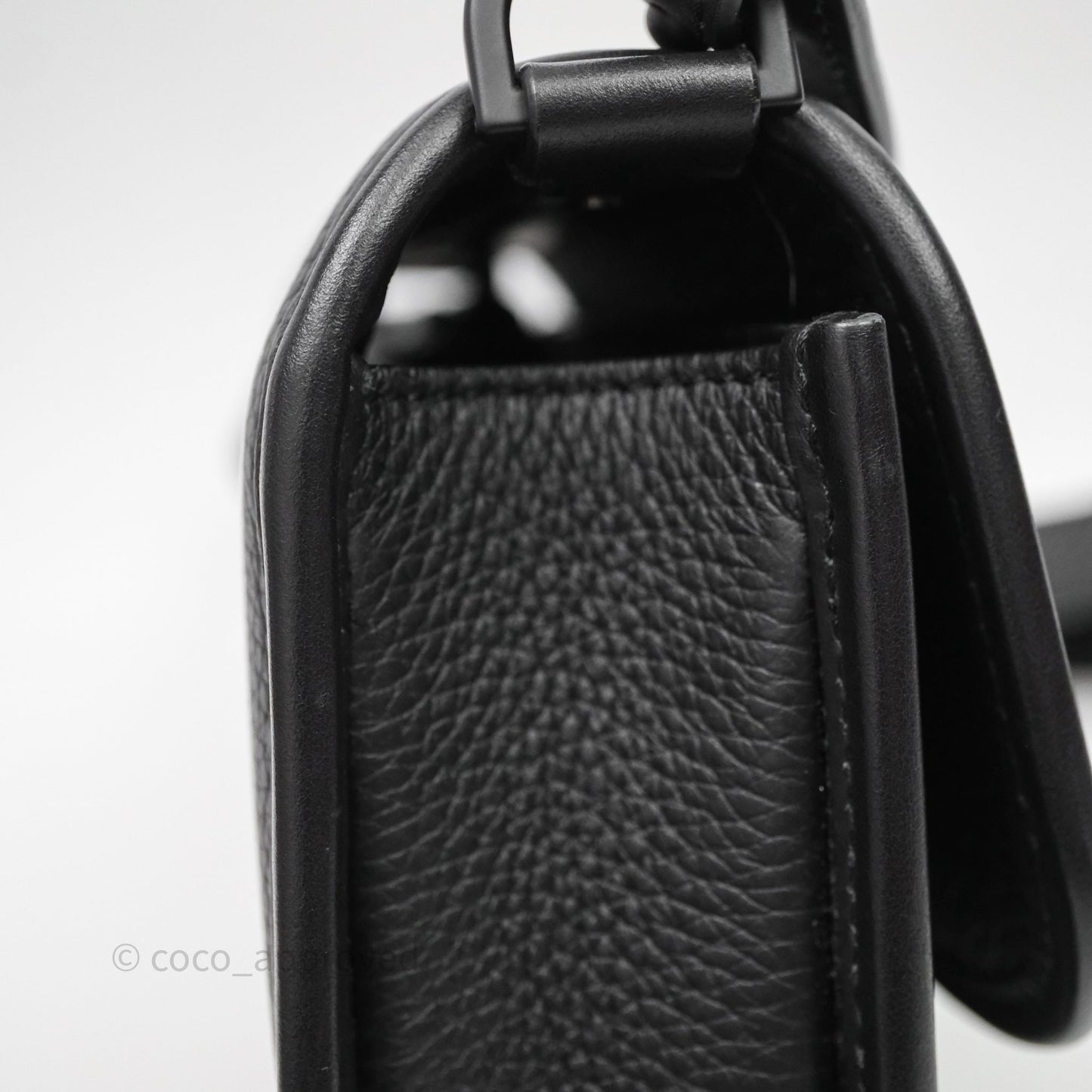 Dior Men's Mini Gallop Bag Black Grained Calfskin
