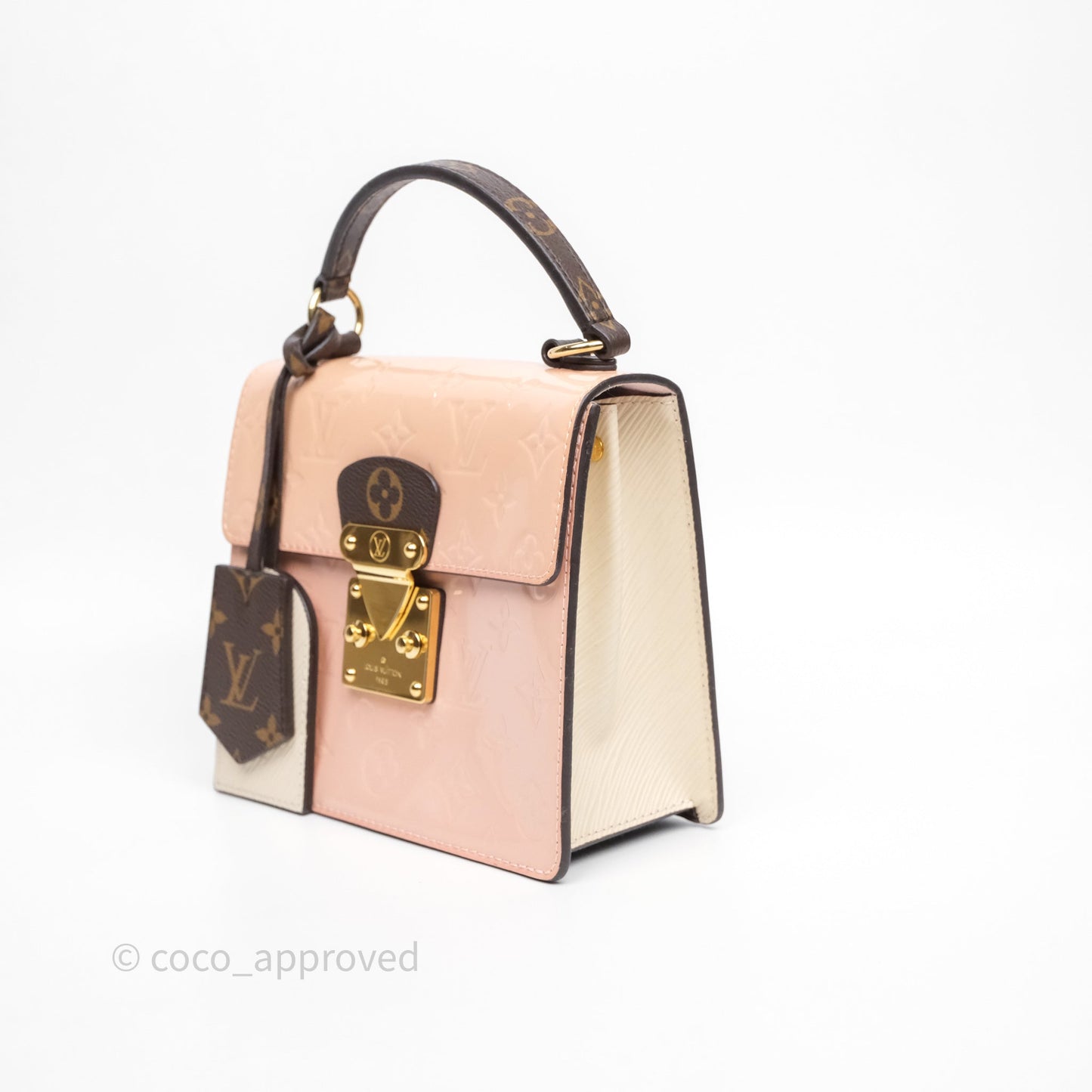Louis Vuitton Spring Street Vernis Epi Monogram Rose Ballerine