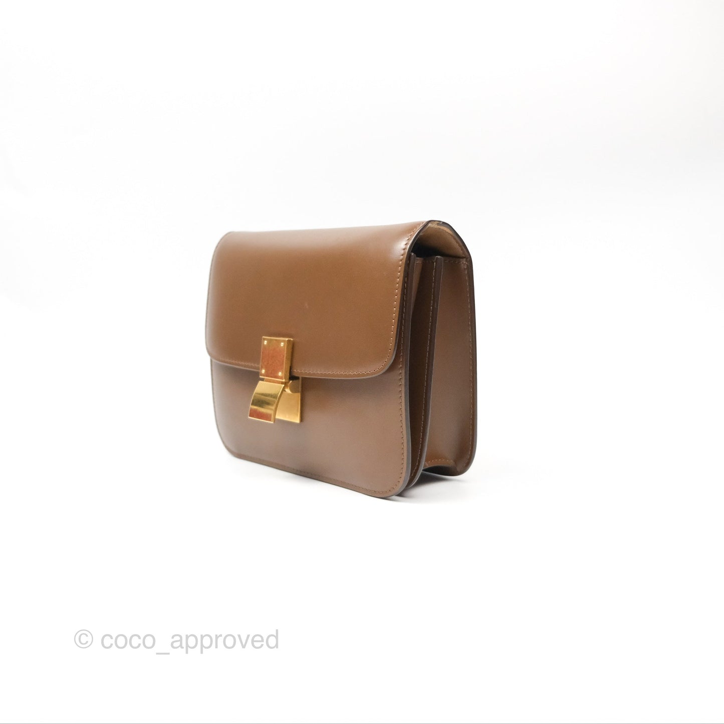 Celine Teen Classic Box Flap Caramel Box Calfskin