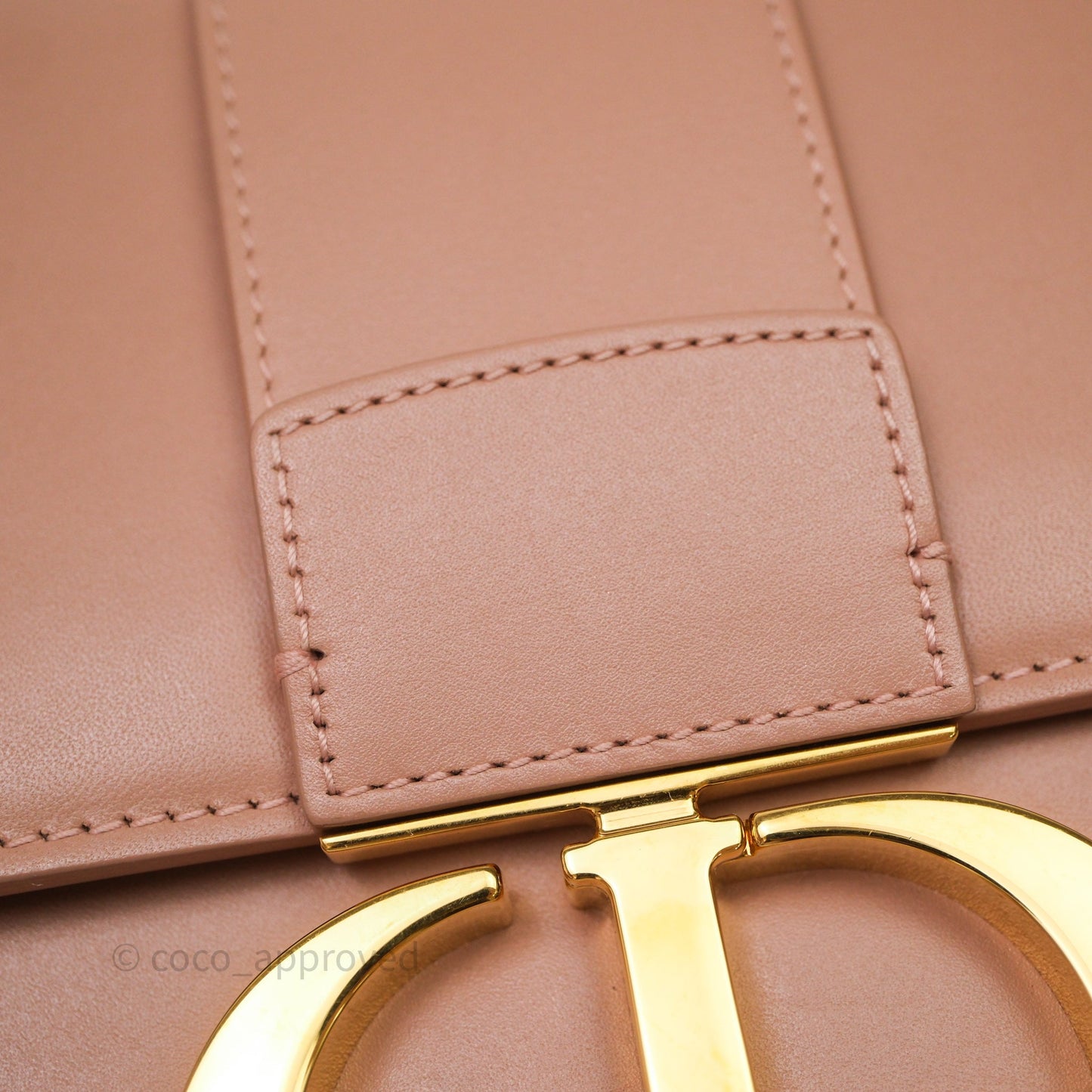 Christian Dior Small 30 Montaigne Bag Pink Calfskin Gold Hardware