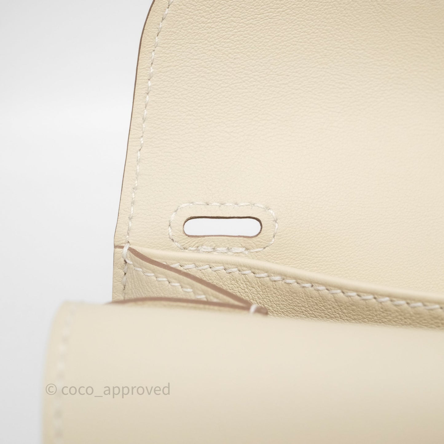Hermès Halzan 22 Mini Craie 10 Swift Palladium Hardware