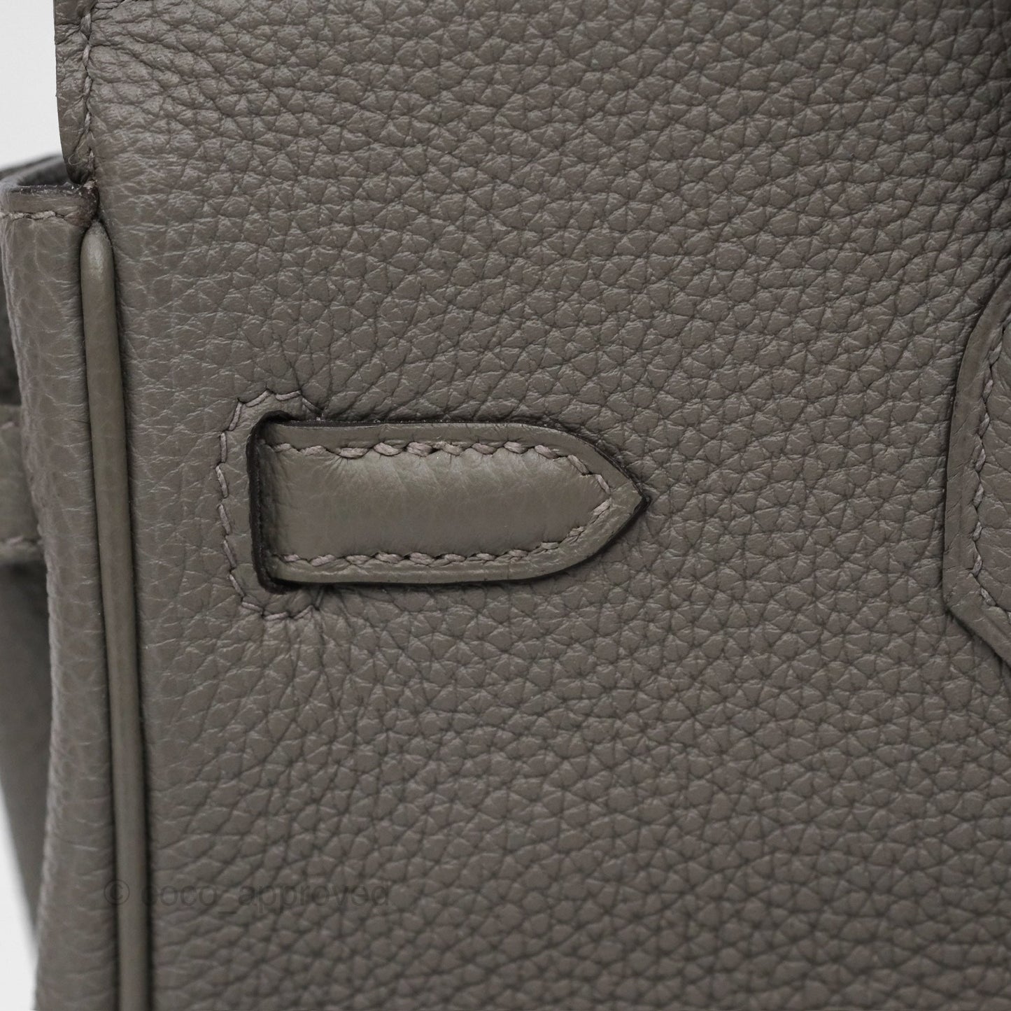 Hermès Birkin 25 Retourne Gris Meyer 0L Togo Gold Hardware