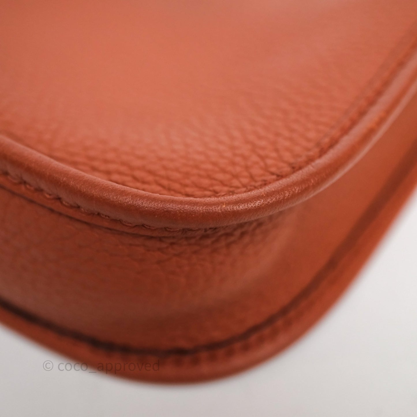 Hermès Mini Evelyne 16 Brick Clemence Gold Hardware