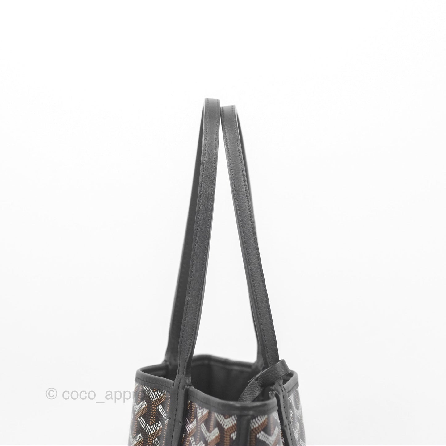 Goyard Anjou Mini Bag Goyardine Canvas Black