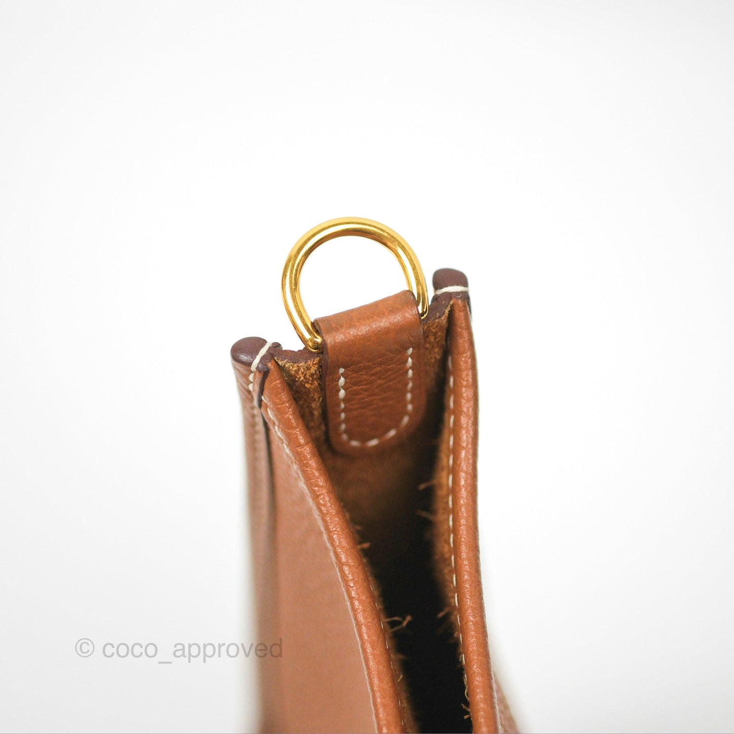 Hermès Mini Evelyne 16 Gold Clemence Gold Hardware