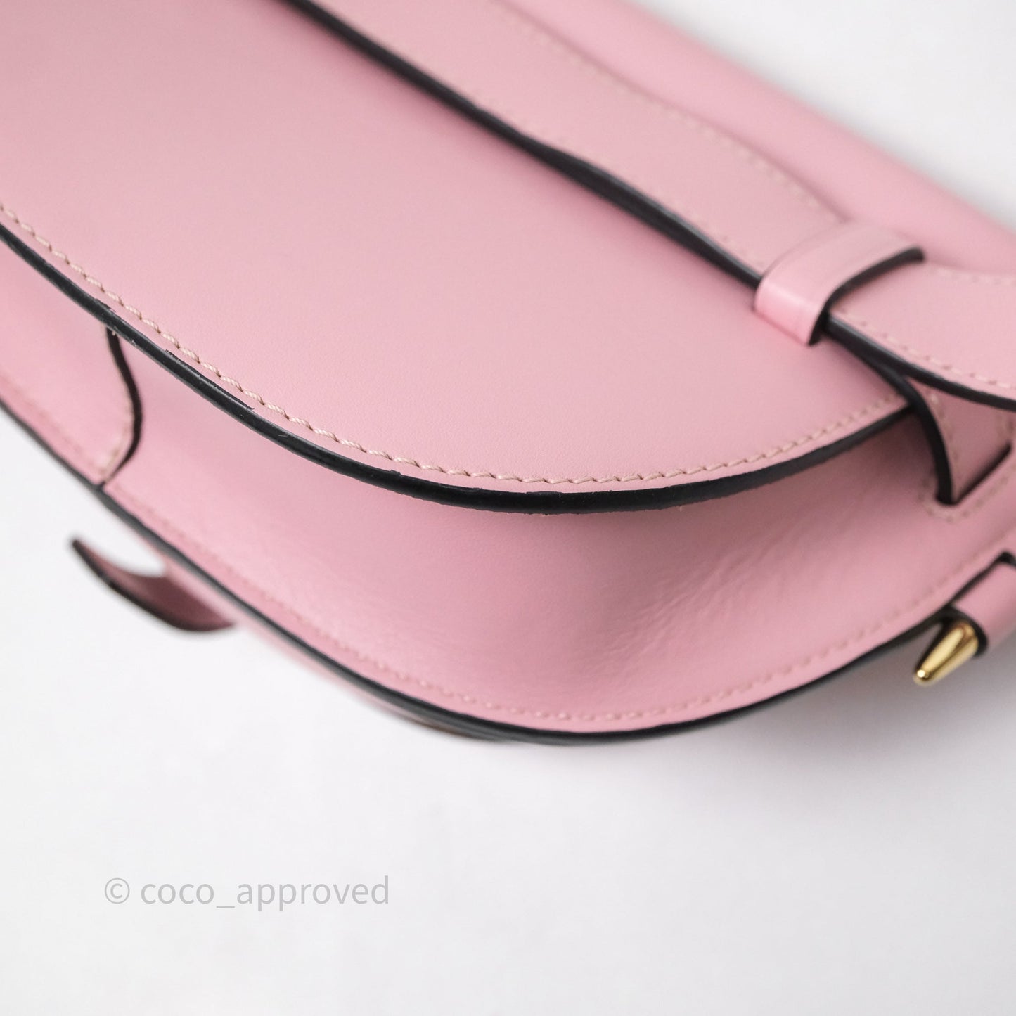 Loewe Mini Gate Belt Bag in Soft Calfskin Pink