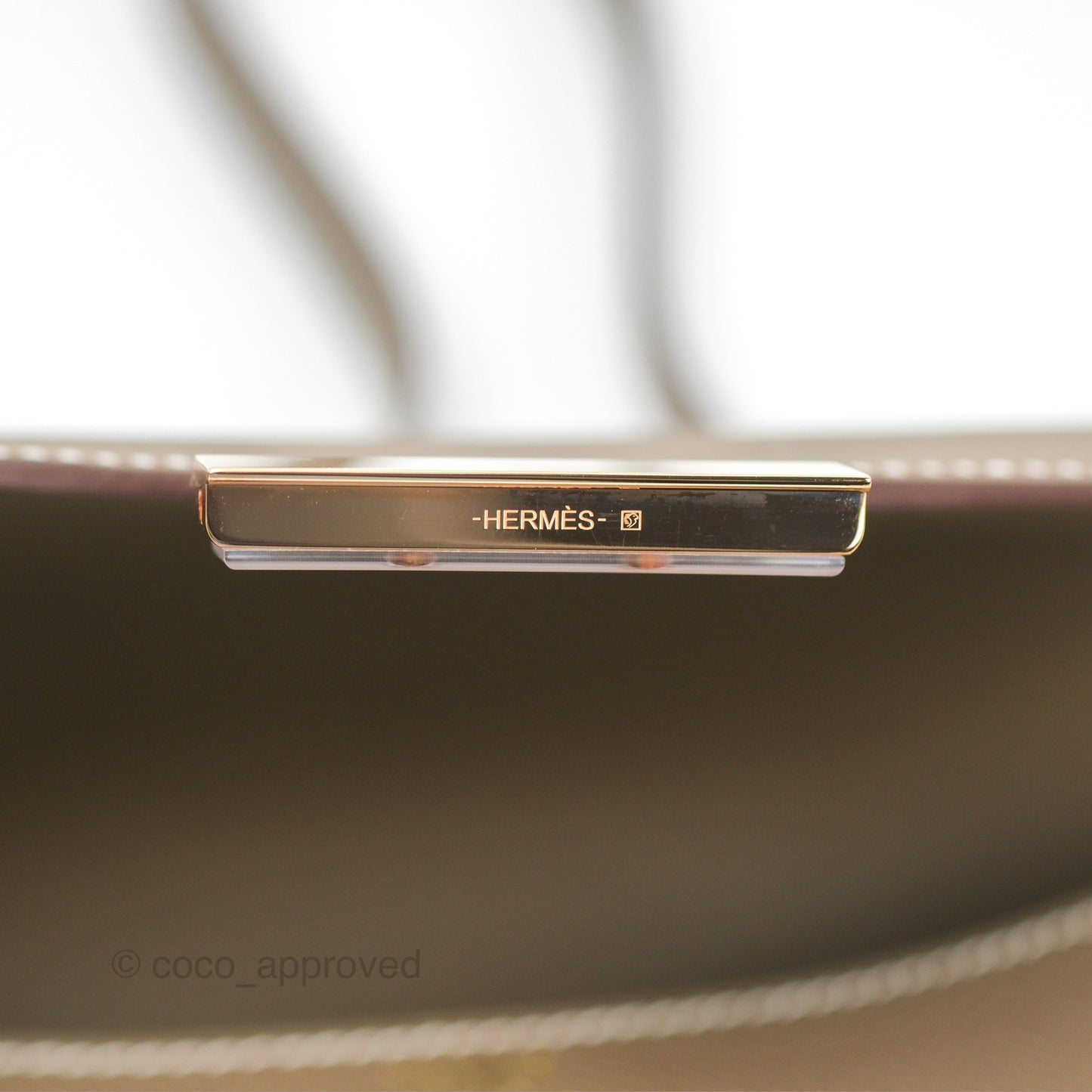 Hermès Constance 24 Mirror Etoupe 18 Epsom Rose Gold Hardware
