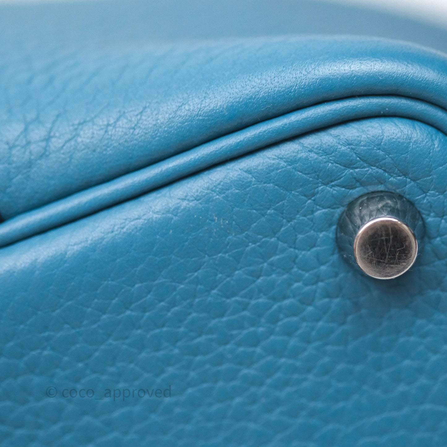 Hermès Picotin 18 Blue Jean 75 Clemence Palladium Hardware