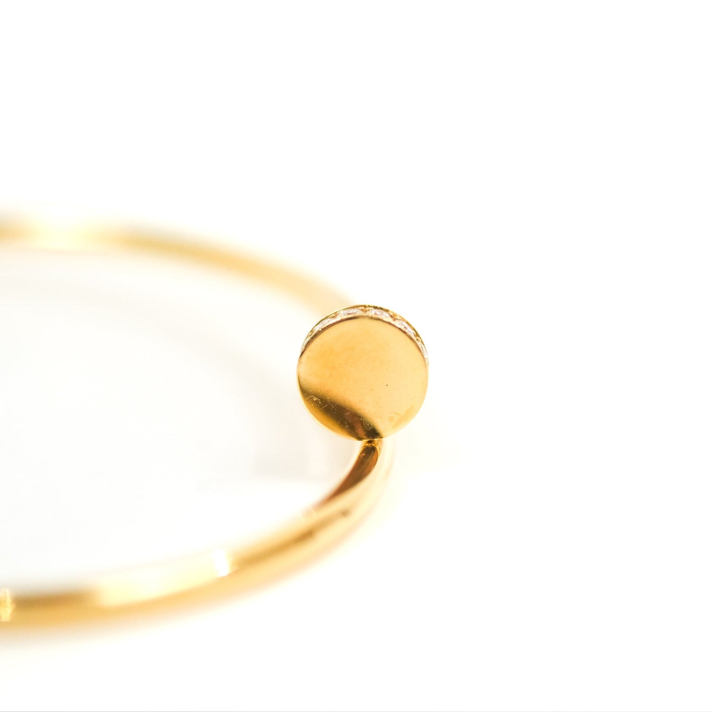 Cartier Small Juste Un Clou Bracelet 18K Yellow Gold Diamond