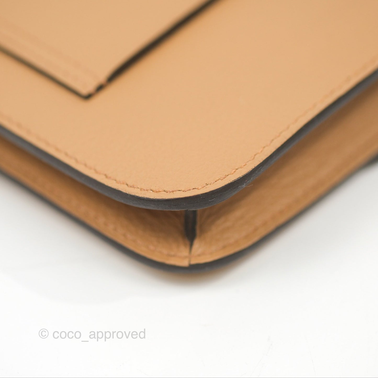 Hermès Constance Slim Wallet Chai/Lime Evercolor Gold Hardware