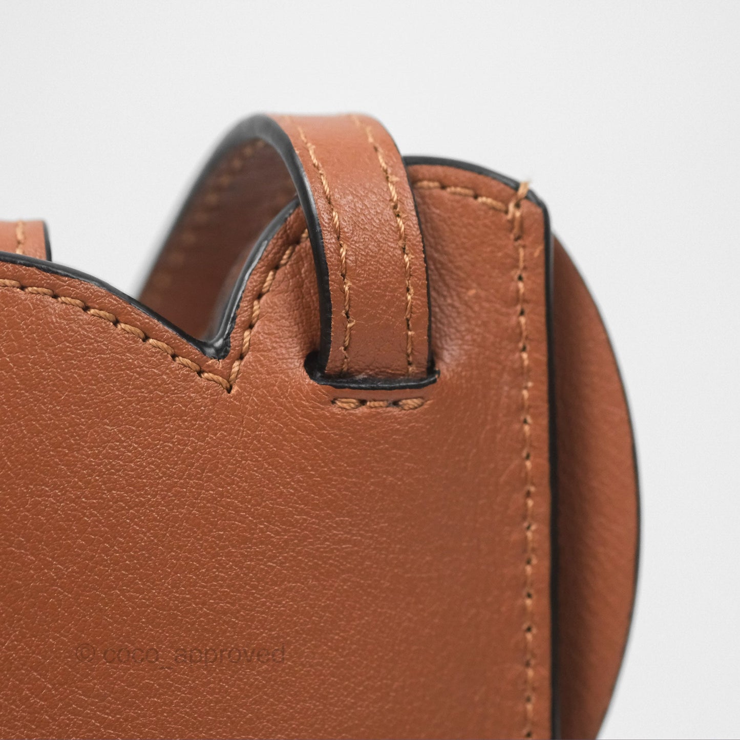 Loewe Elephant Pocket in Classic Calfskin Tan