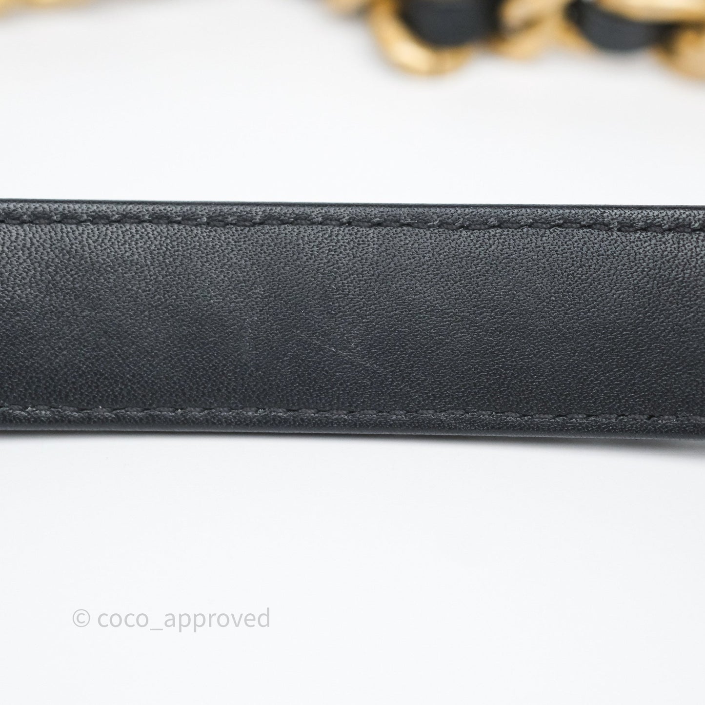 Chanel 19 Small Black Multicolor Fabric Printed Mixed Hardware
