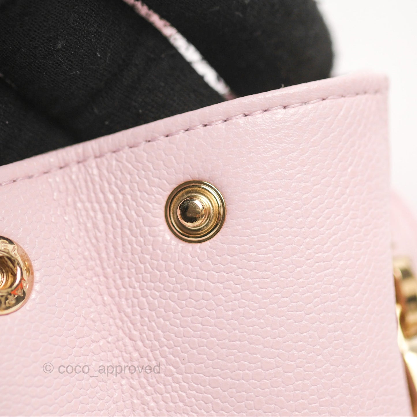 Chanel Quilted Small Business Affinity Flap Light Pink Caviar Gold Hardware