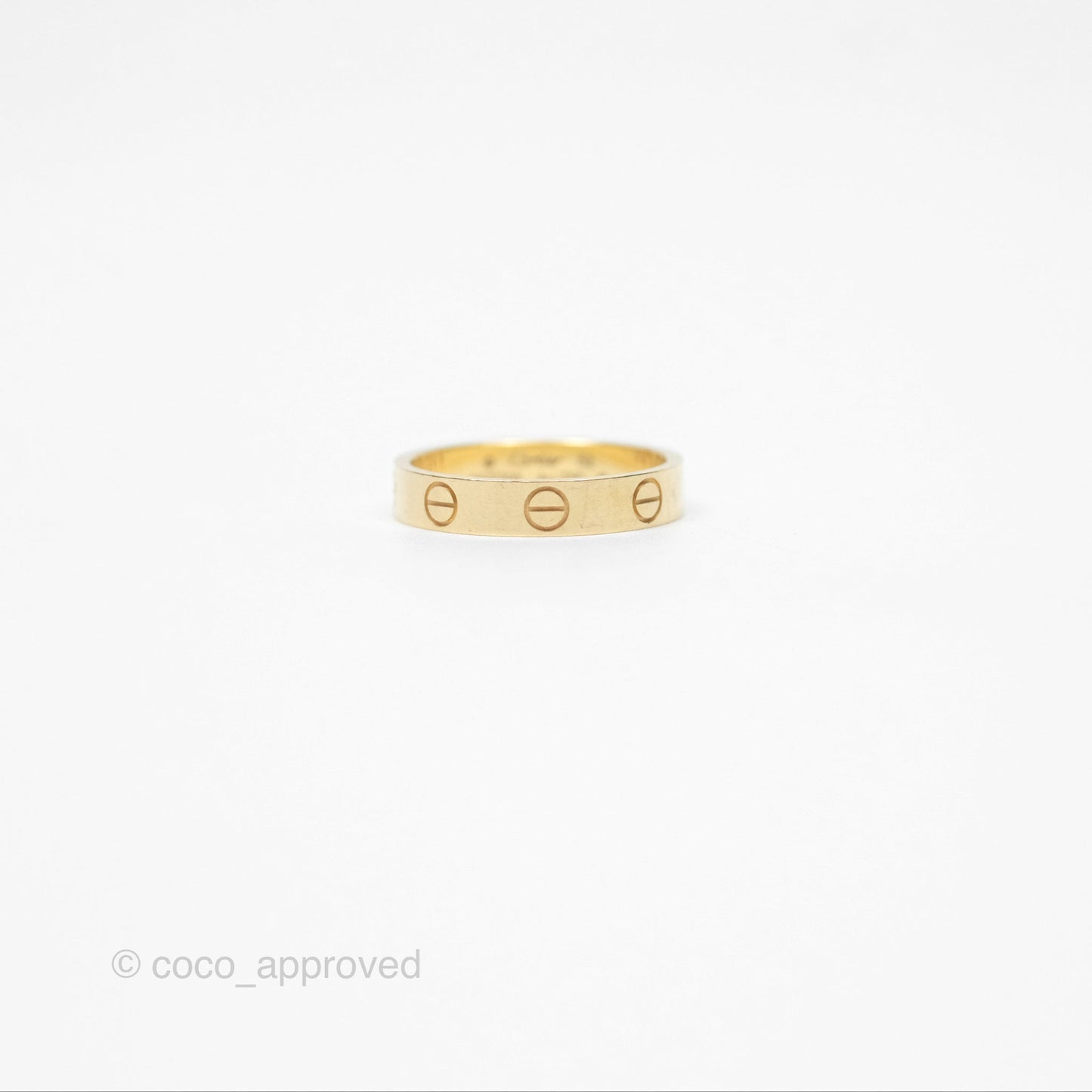 Cartier Love Band Ring Yellow Gold