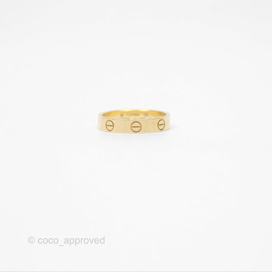 Cartier Love Band Ring Yellow Gold