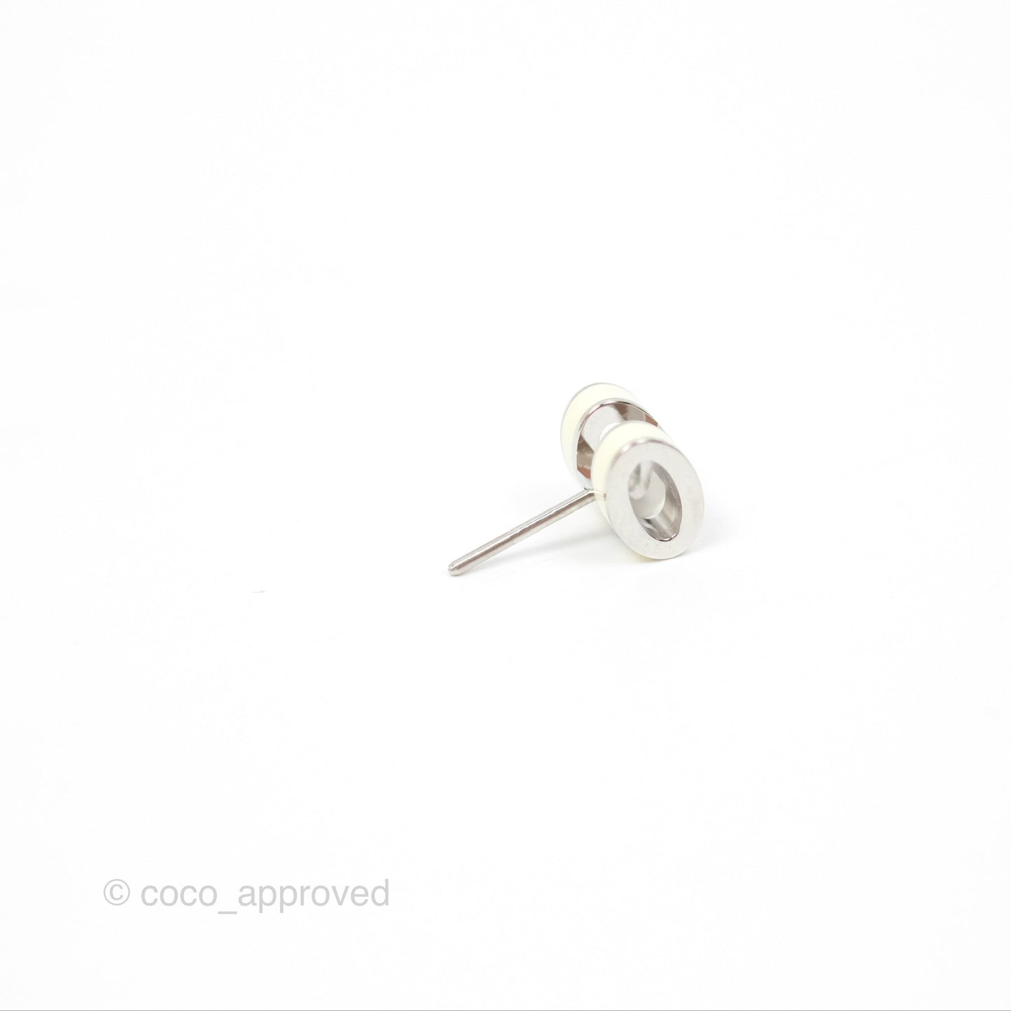 Hermès Mini Pop H Earrings Jaune Soufre Pâle