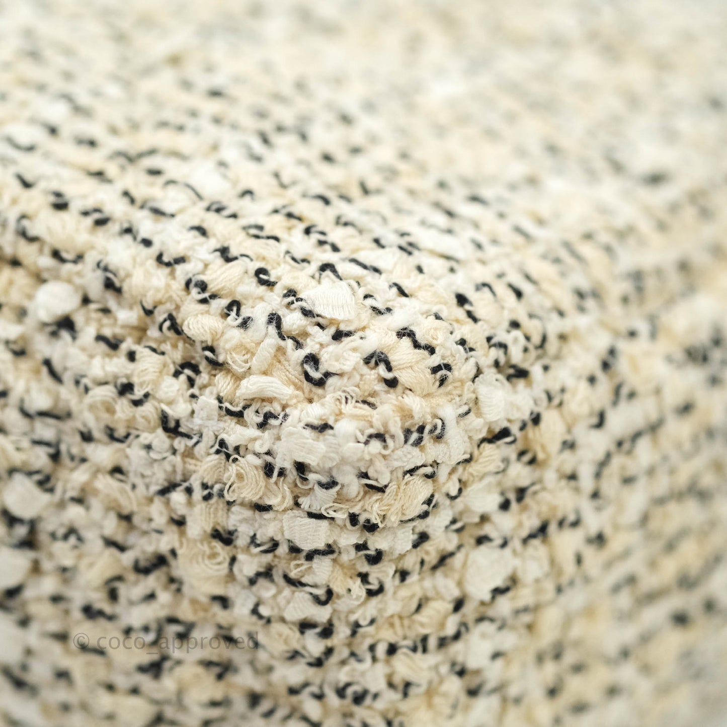 Chanel 19 Small Oreo Tweed Cream Mixed Hardware