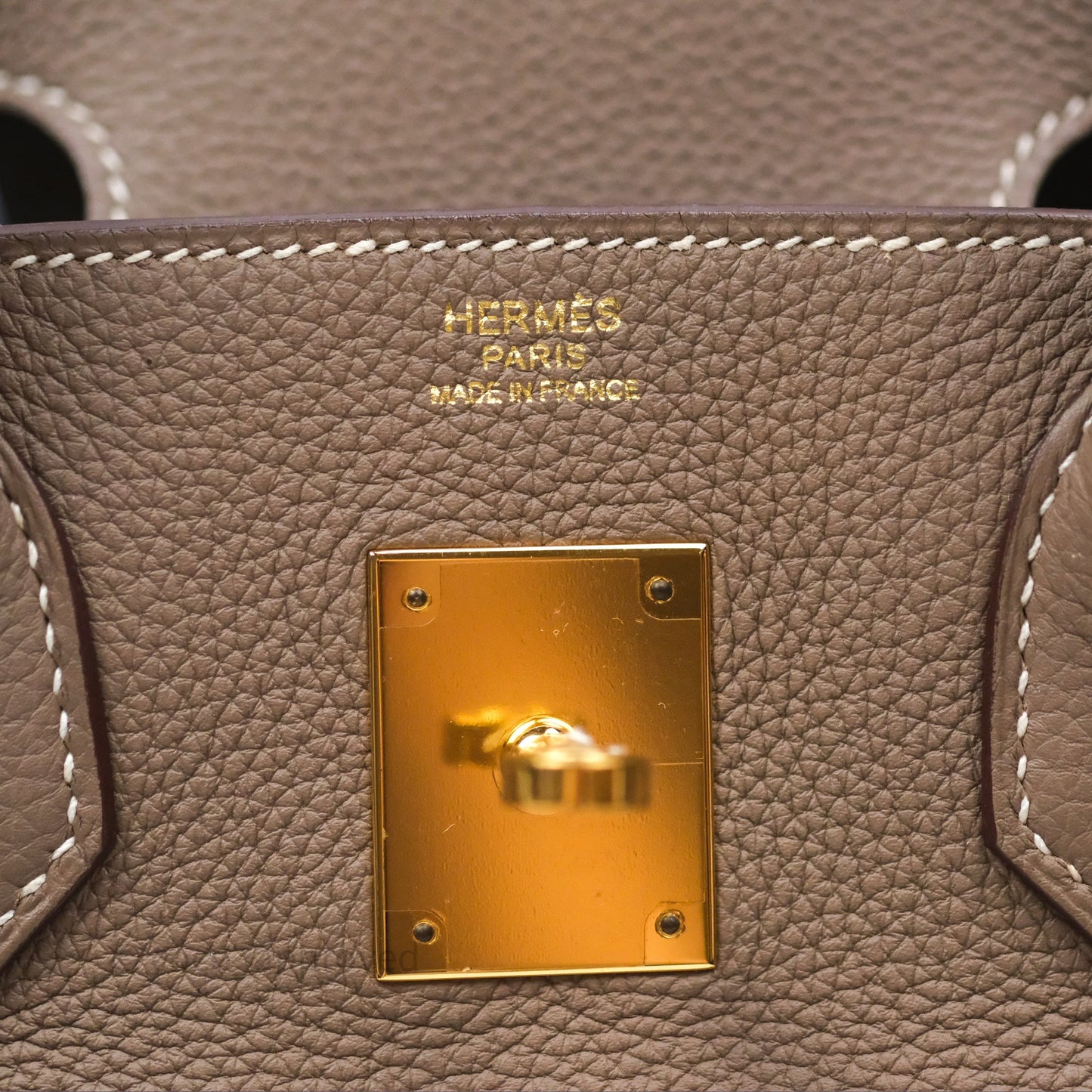 Hermès Birkin 30 Etoupe 18 Togo Gold Hardware