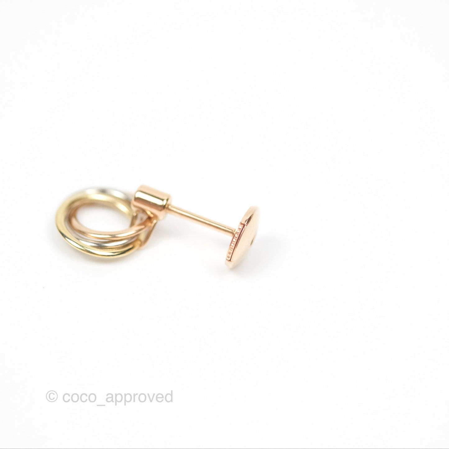 Cartier Trinity Diamond Earrings White Gold/ Yellow Gold/ Rose Gold