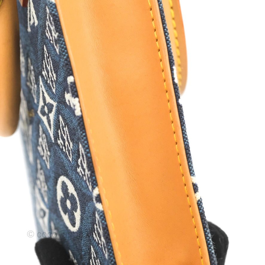 Louis Vuitton Petit Sac Plat Bag Denim Since 1854
