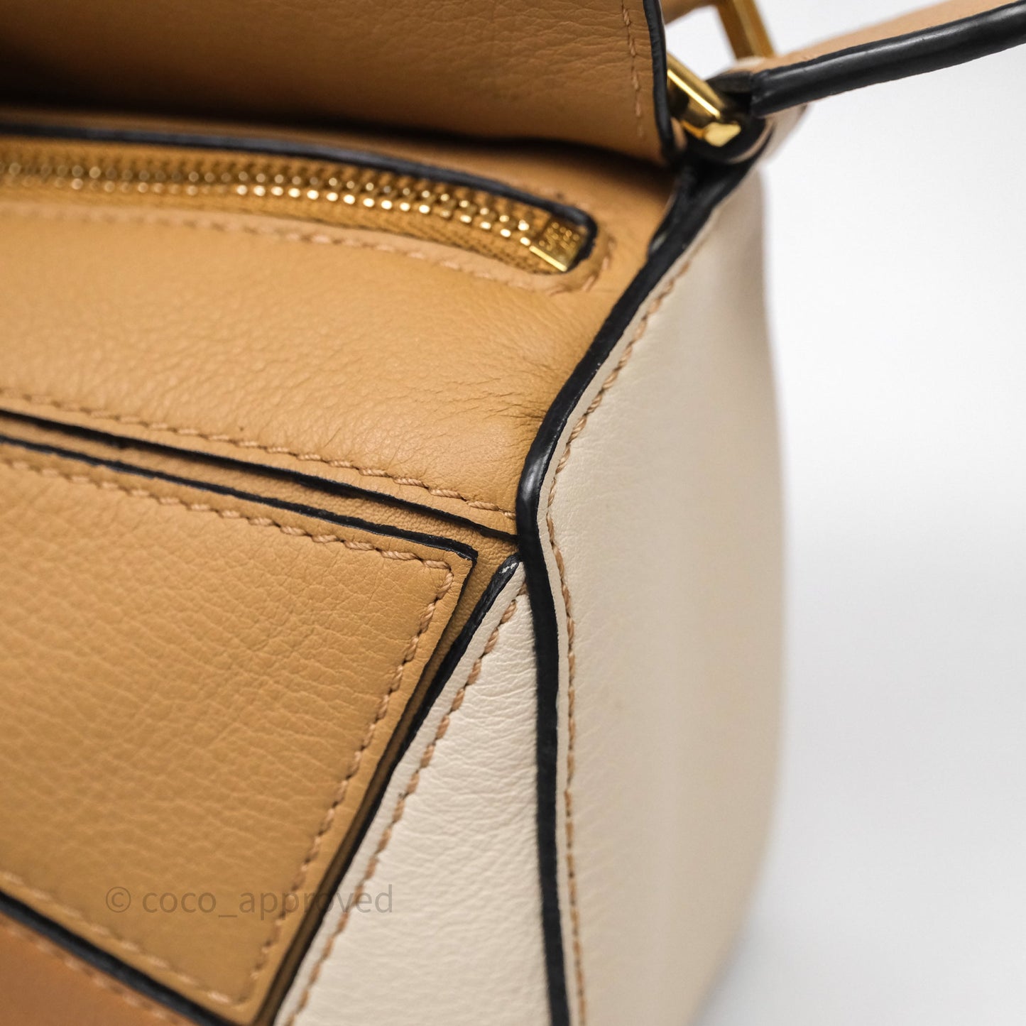 Loewe Mini Puzzle Bag Dune & Warm Desert