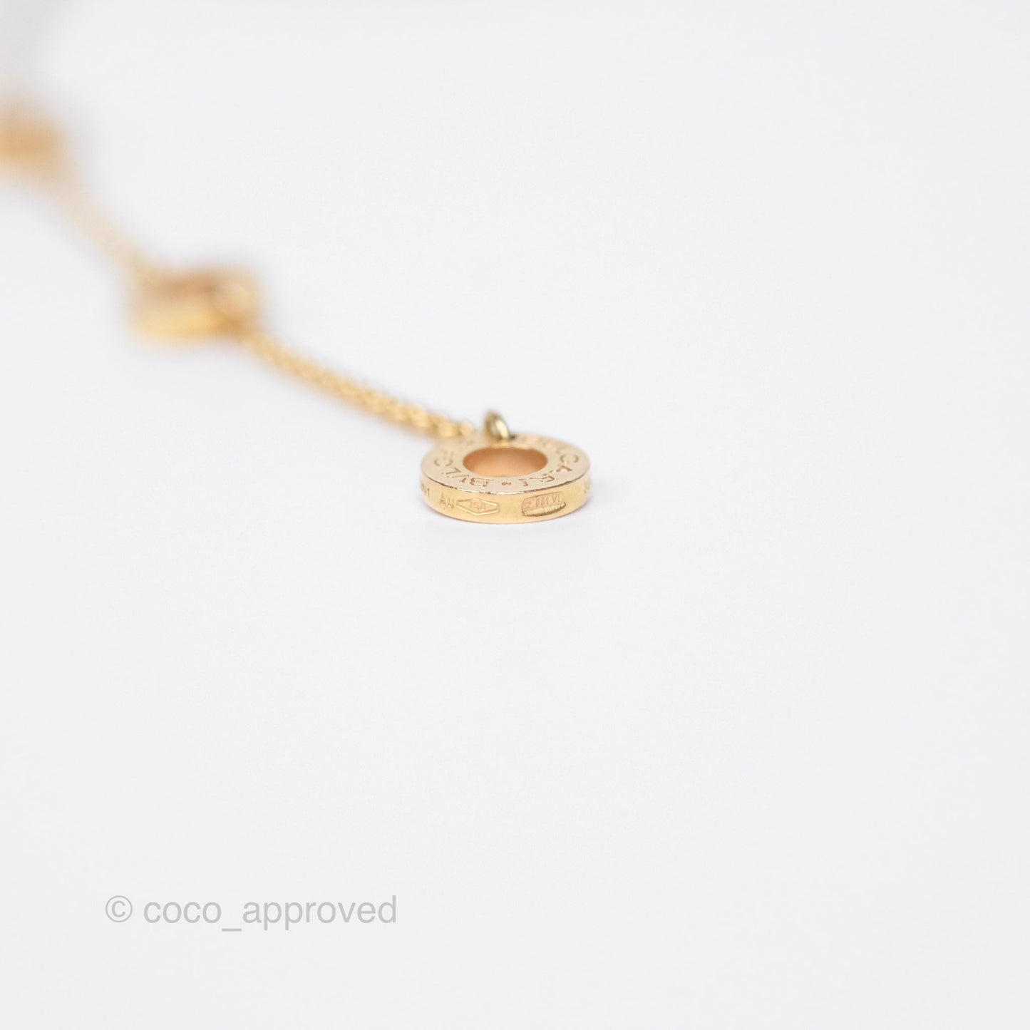 Bvlgari Mini Zero1 Necklace Ceramic Bronze Rose Gold