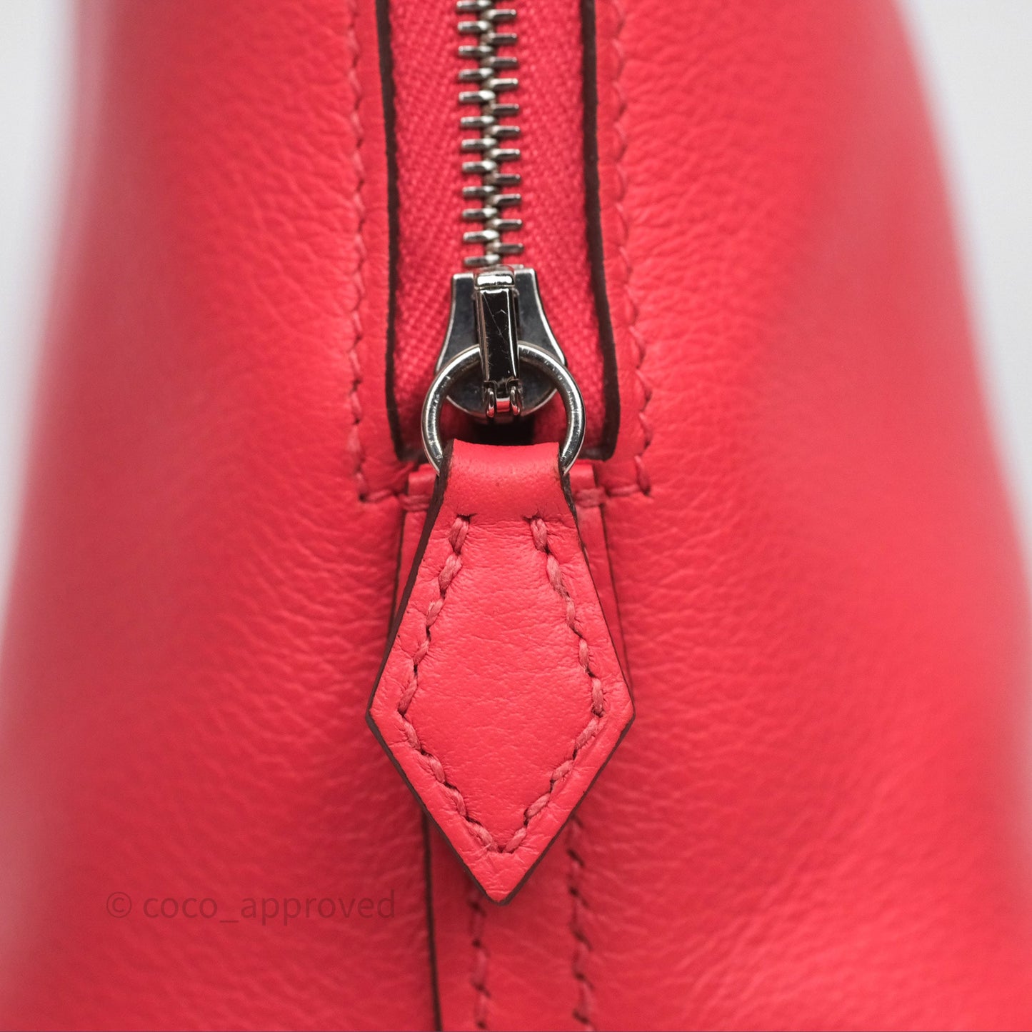 Hermès Bolide Mini 1923 Rose Texas 0E/ Cuivre 6C Evercolor Palladium Hardware