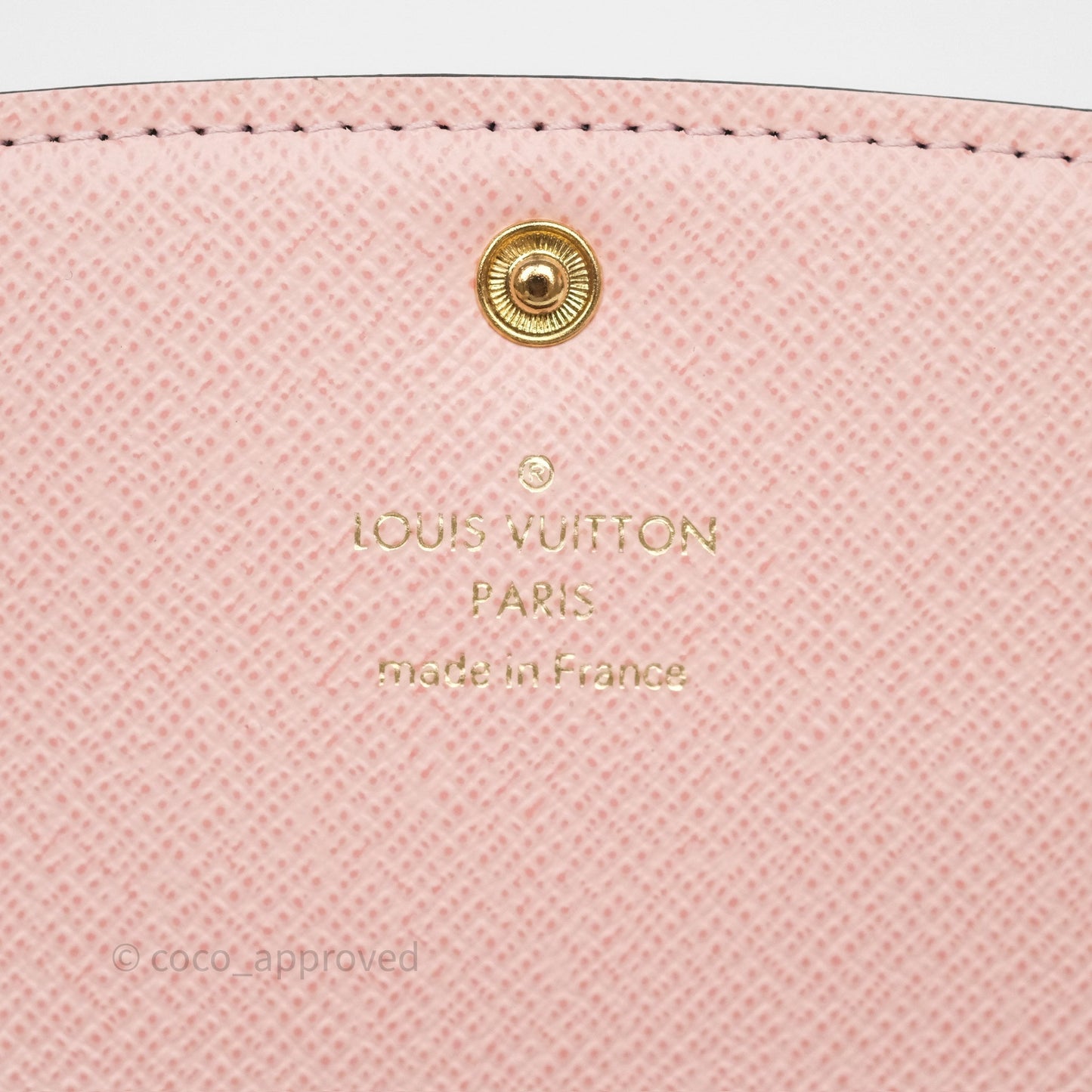 Louis Vuitton Emilie Wallet Monogram Rose Ballerine