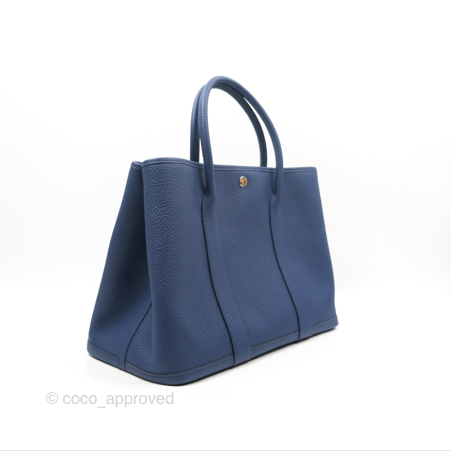 Hermès Garden Pouch 36 Bleu Saphir/ Bordeaux/ Bleu Marine