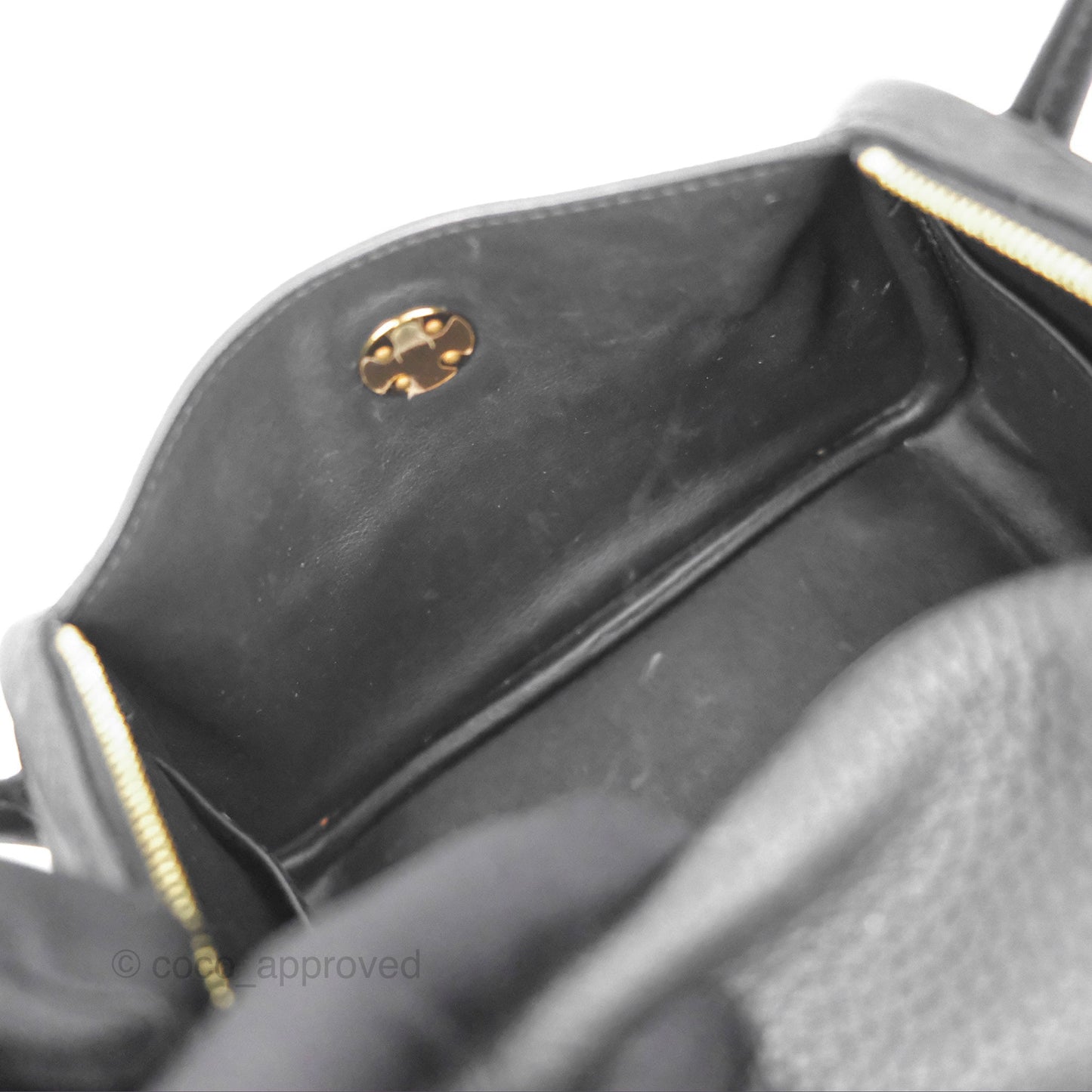 Hermès Mini Lindy 20 Noir 89 Clemence Gold Hardware