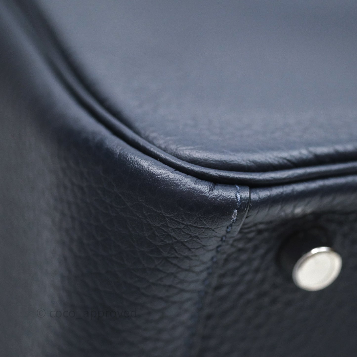 Hermès Lindy 26 Bleu Nuit 2Z Taurillon Clemence Palladium Hardware