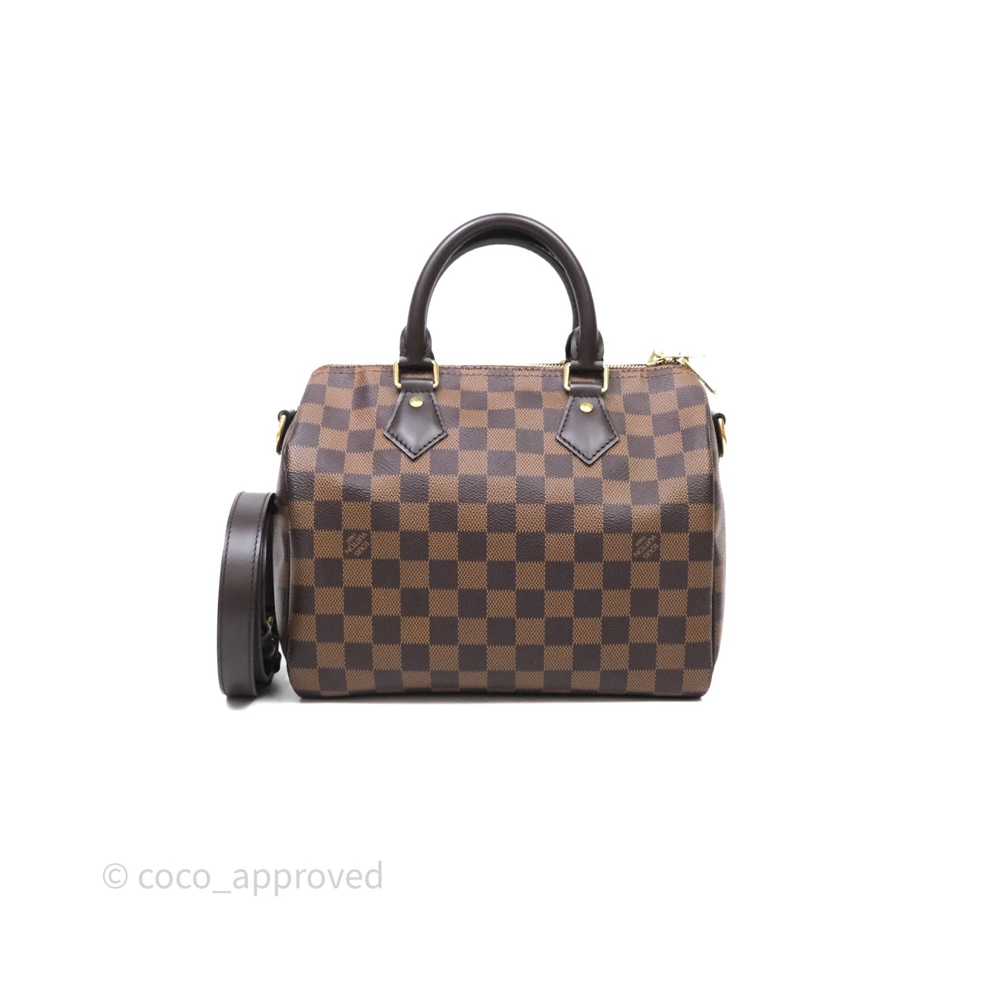 Louis Vuitton Speedy 25 Damier Canvas Gold Hardware