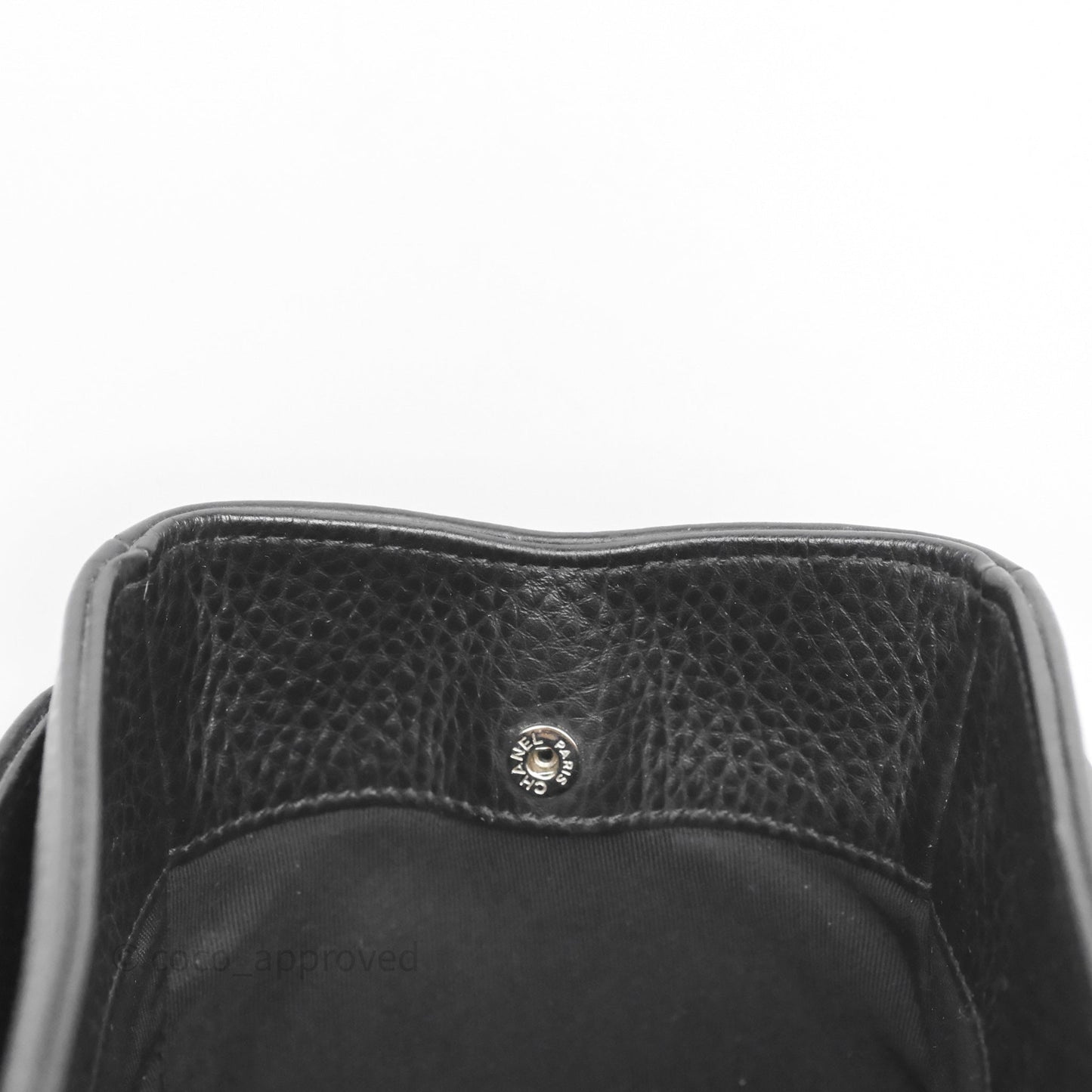 Chanel Executive Tote Bag Black Grained Calfskin Silver Hardware