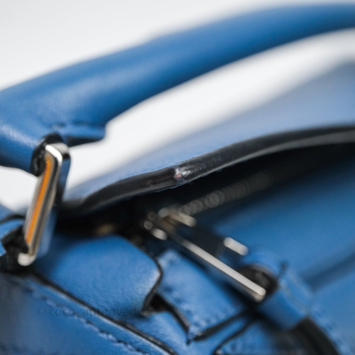 Loewe Mini Puzzle Bag Blue Calfskin