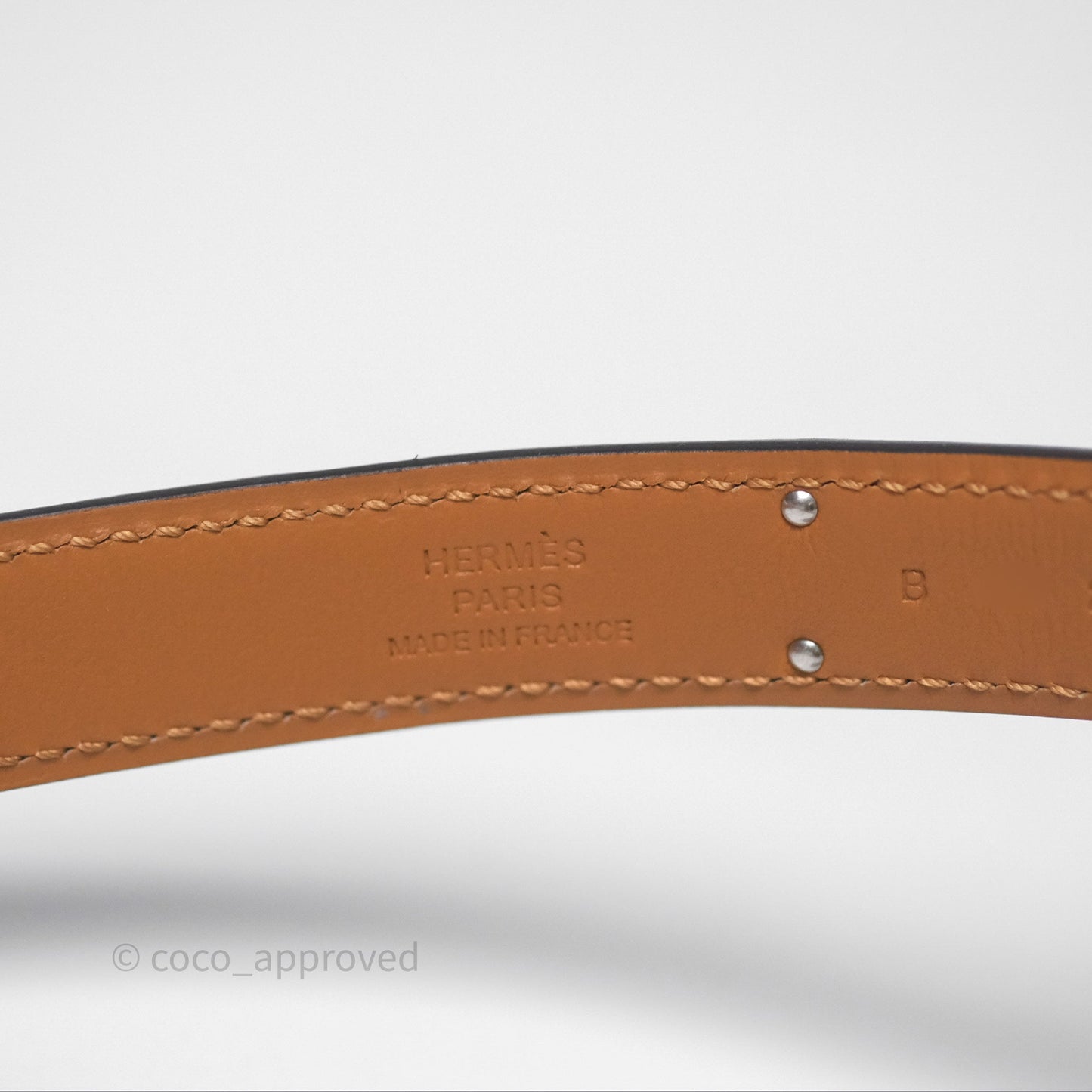 Hermès Epsom Kelly Pocket 18 Belt Mauve Pale 09 Palladium Hardware