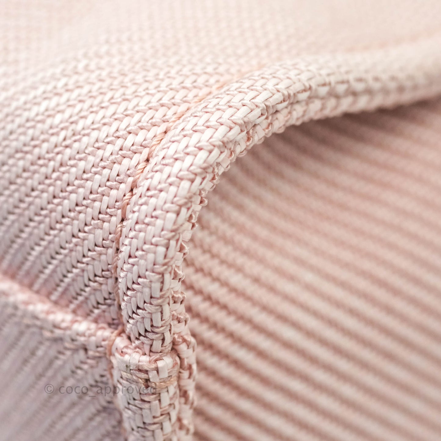 Chanel Large Deauville Pink Canvas 20A