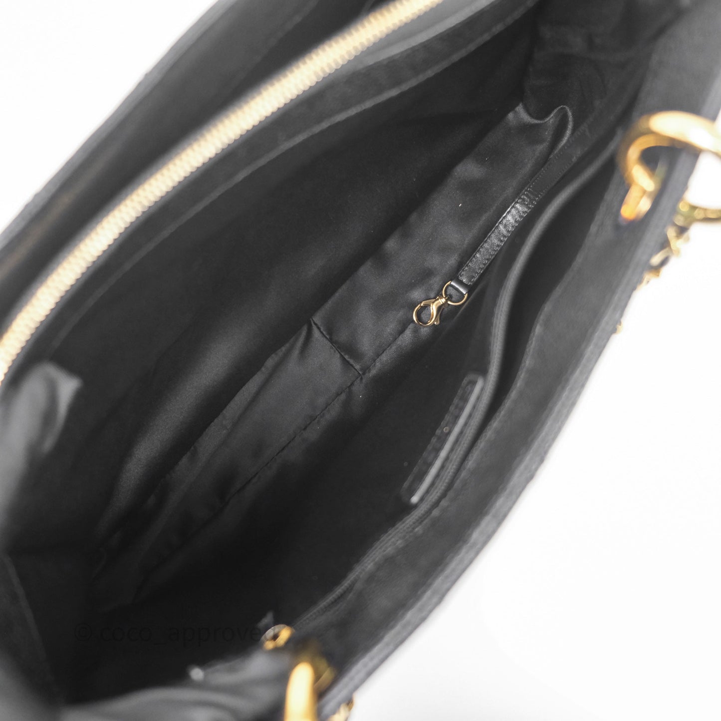 Chanel GST Black Caviar Gold Hardware