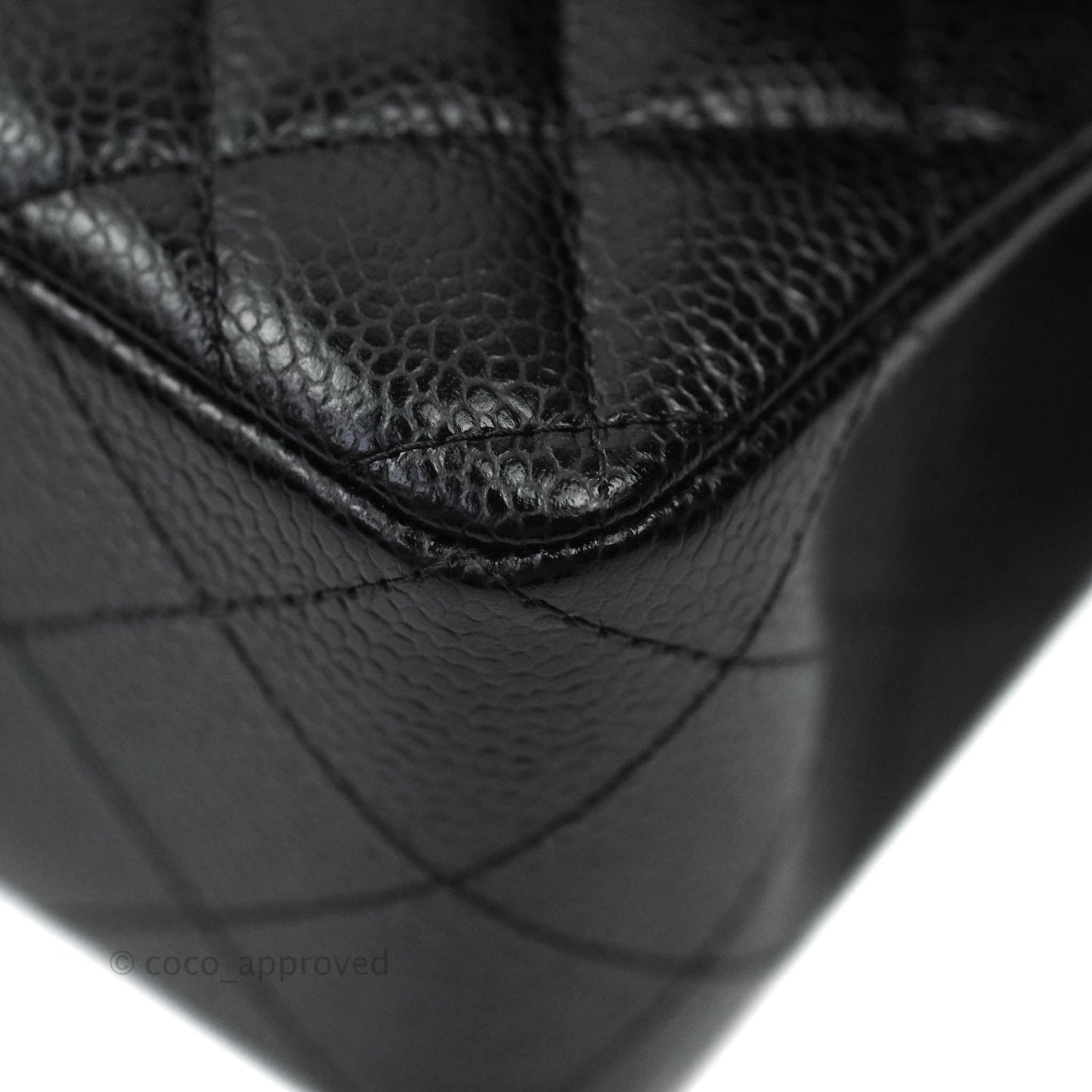 Chanel Small S/M Quilted Classic Flap Black Caviar Silver Hardware