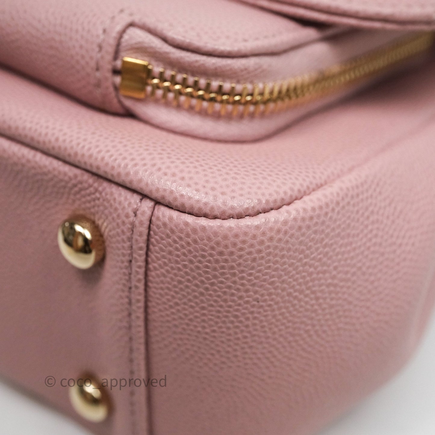 Chanel Quilted Medium Business Affinity Flap Pink Caviar Gold Hardware