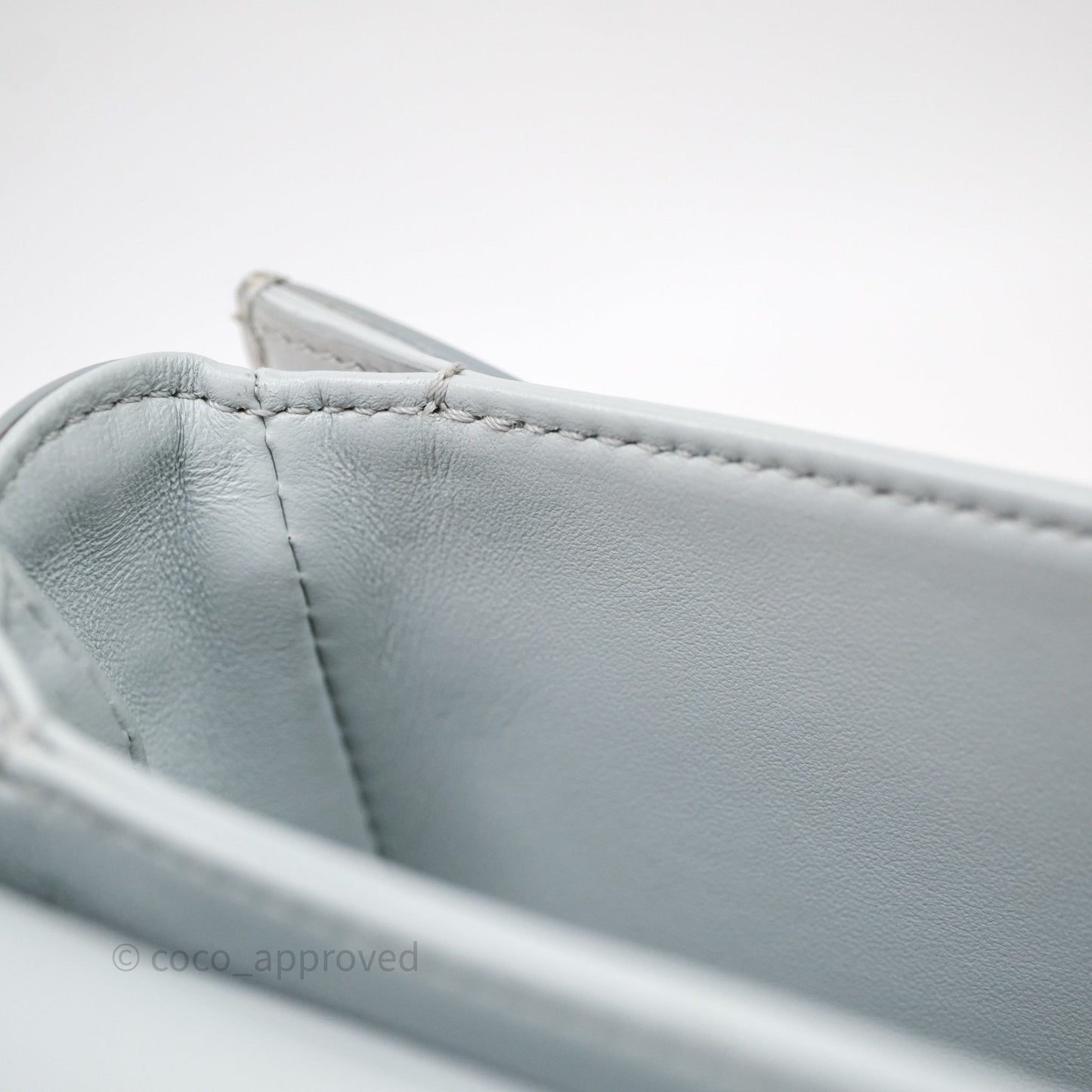 Celine Teen Besace Light Blue Shiny Calfskin
