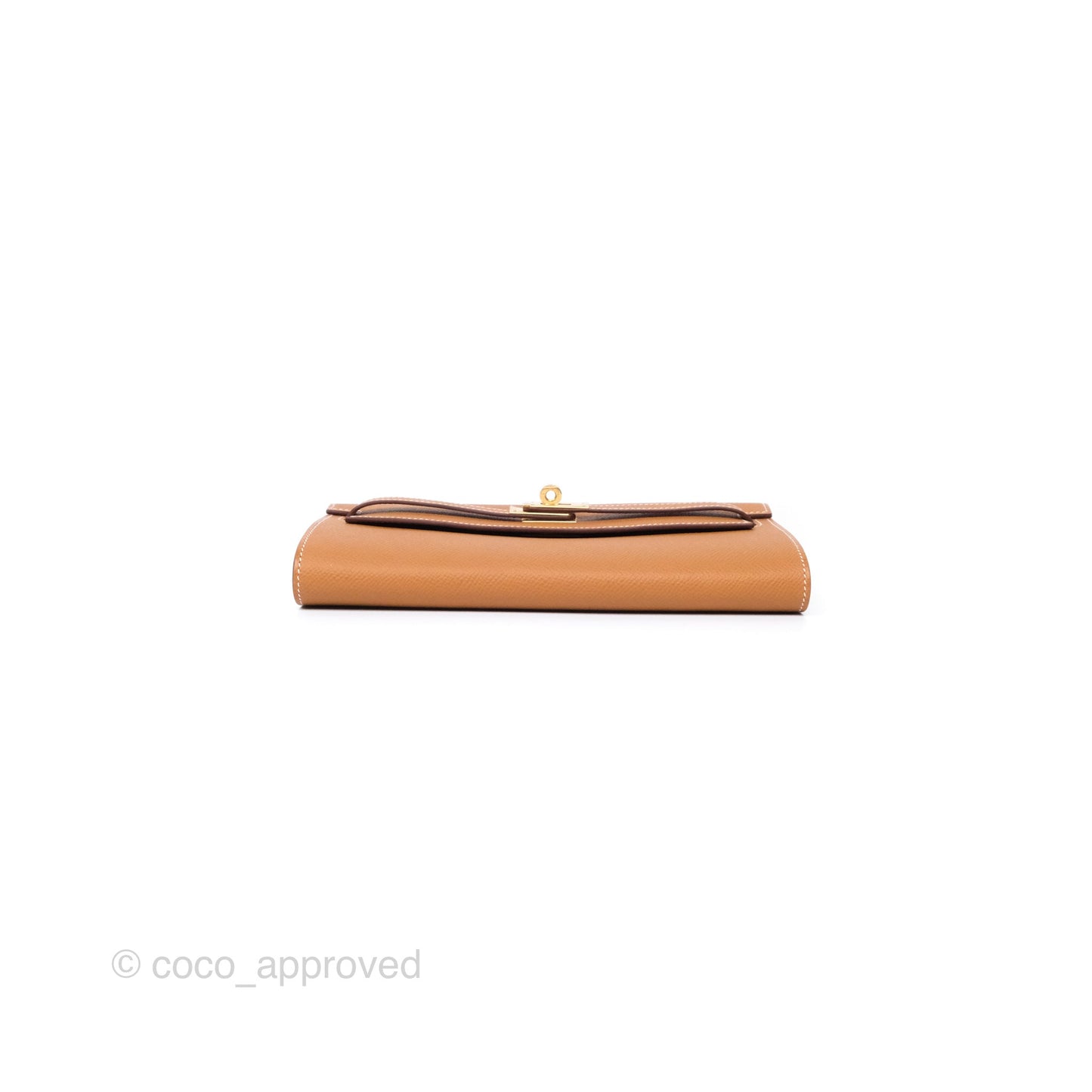 Hermès Kelly To Go Wallet Gold 37 Epsom Gold Hardware